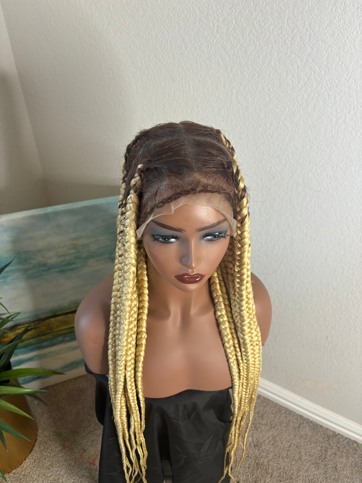 Large knotless 613 on full lace