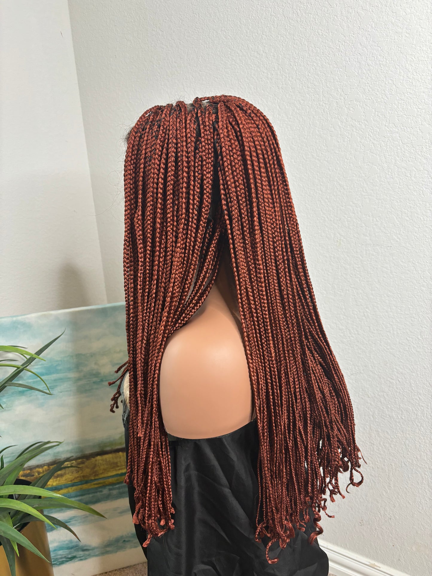 A1 Auburn box braids