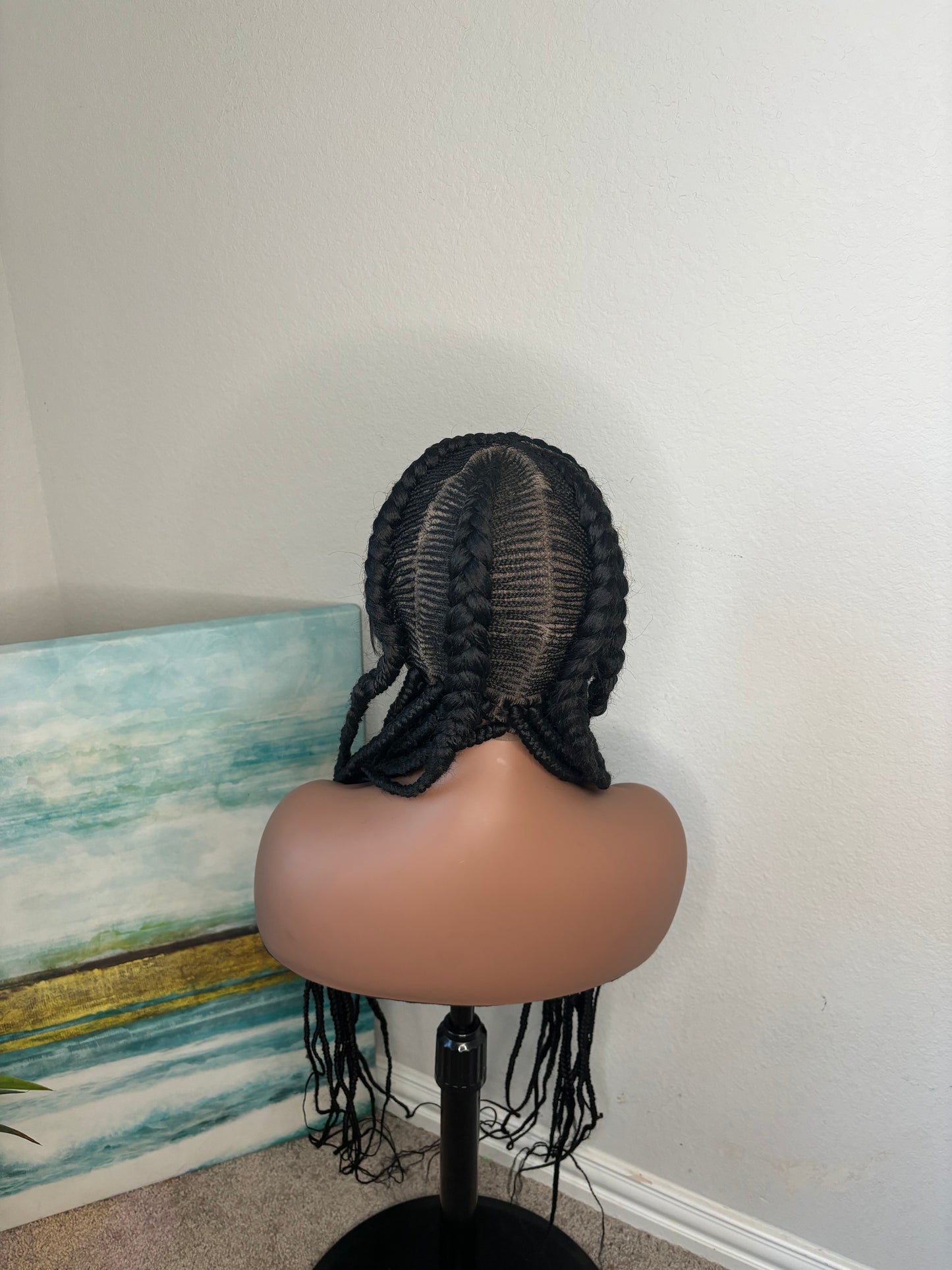 Full lace fulani tribal braids