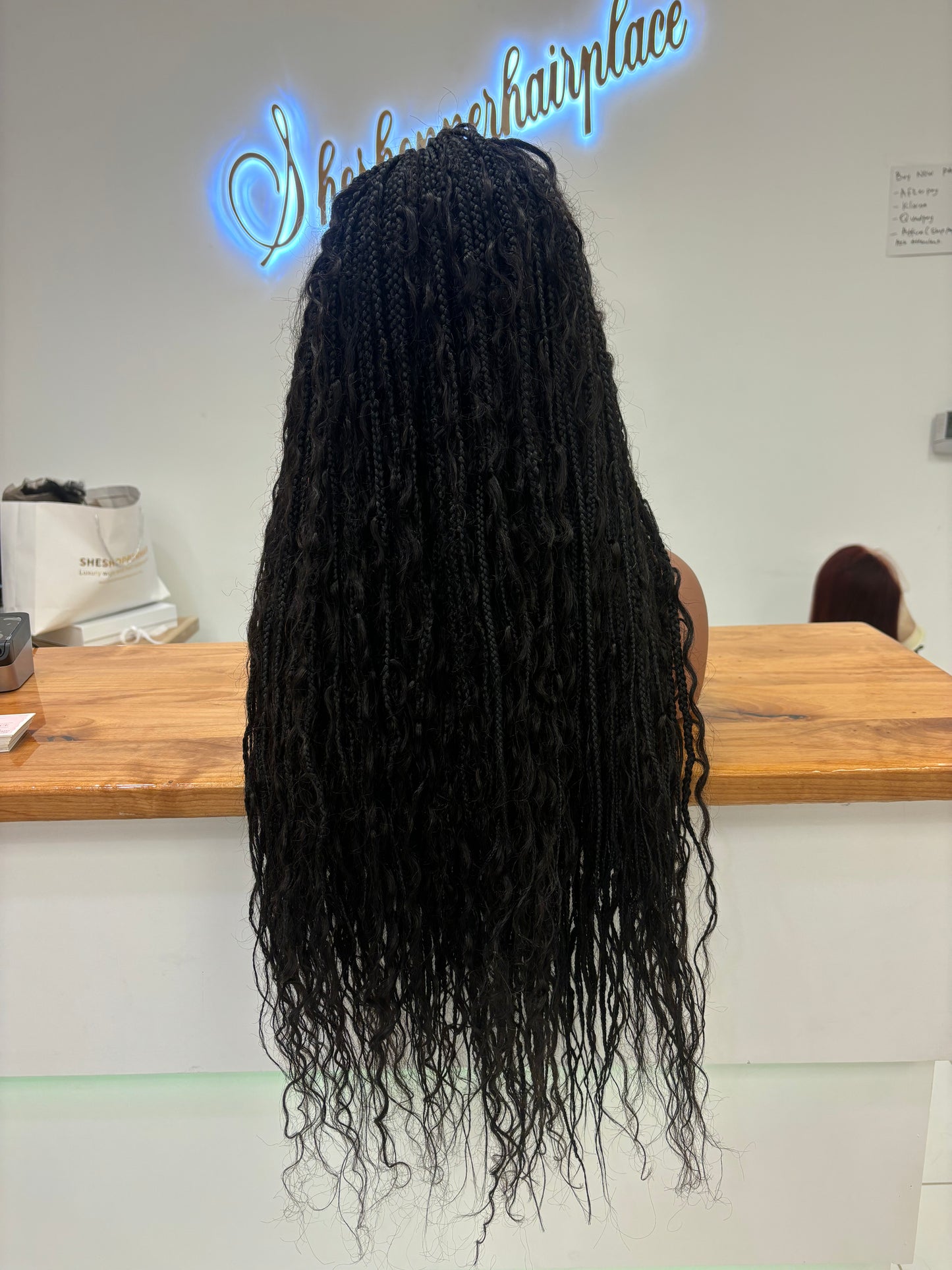 Human hair boho small knotless
