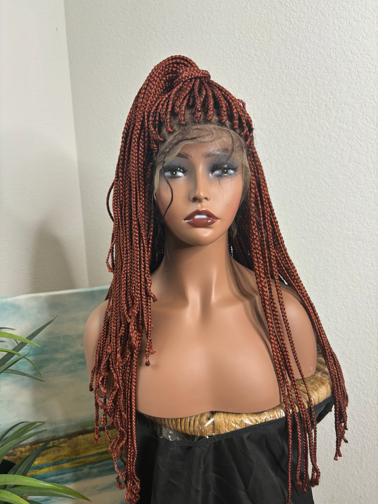 A1 Auburn box braids