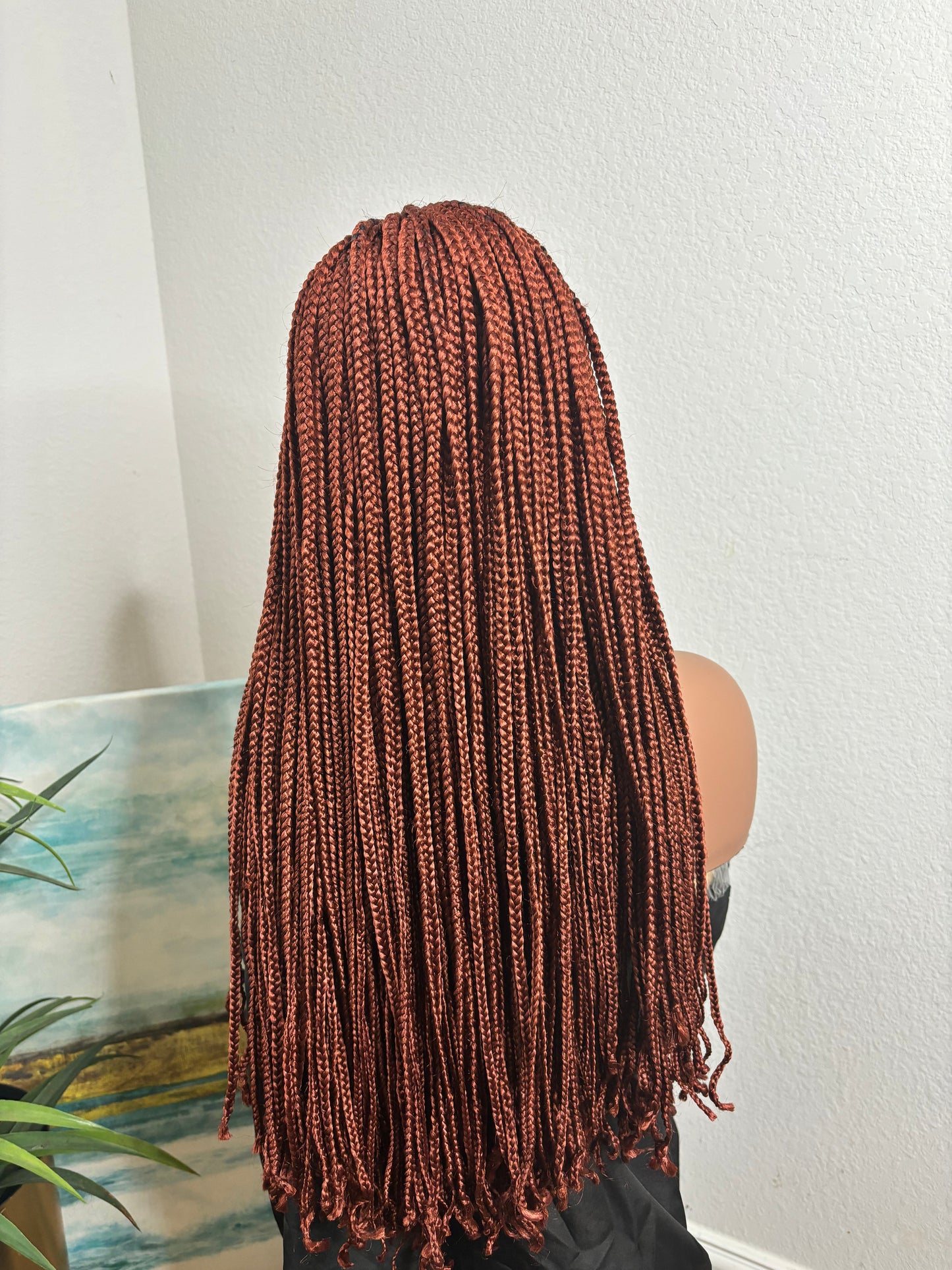 A1 Auburn box braids