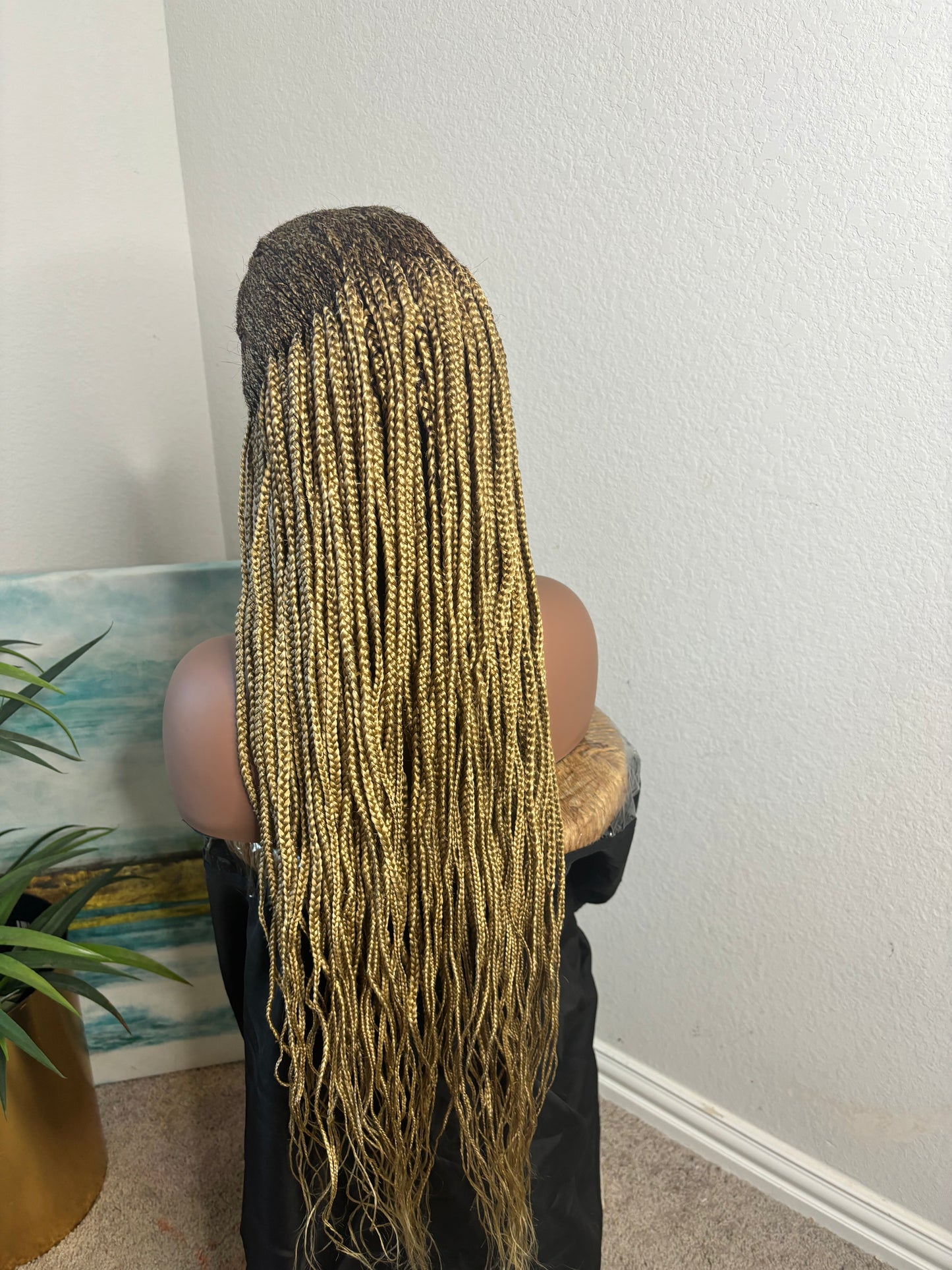4/27 mixed tribal full lsce wig