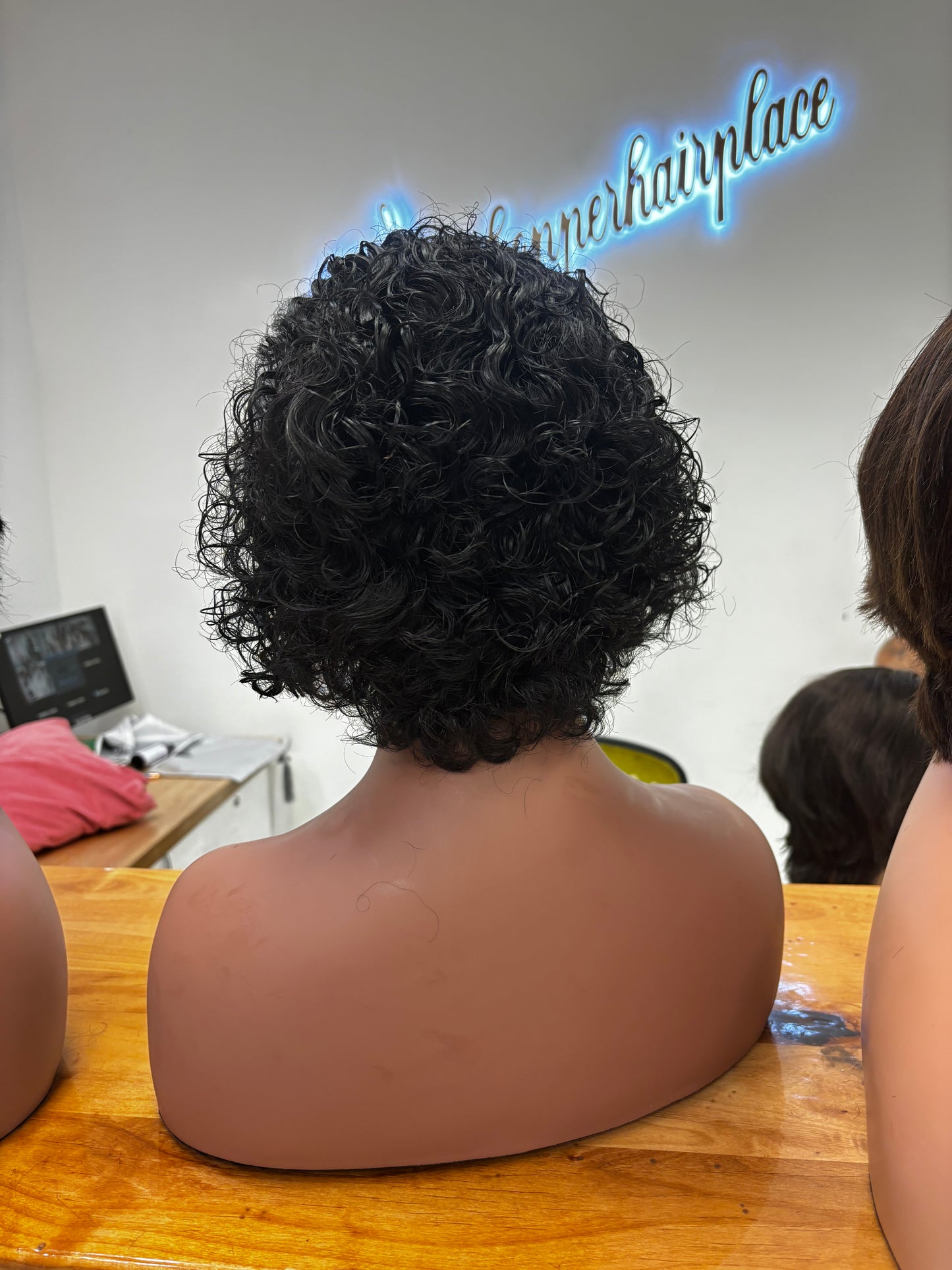 Curly pixie