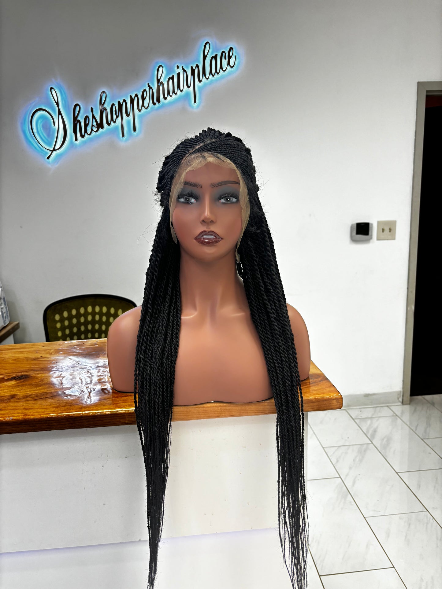 Clear tribal with twist