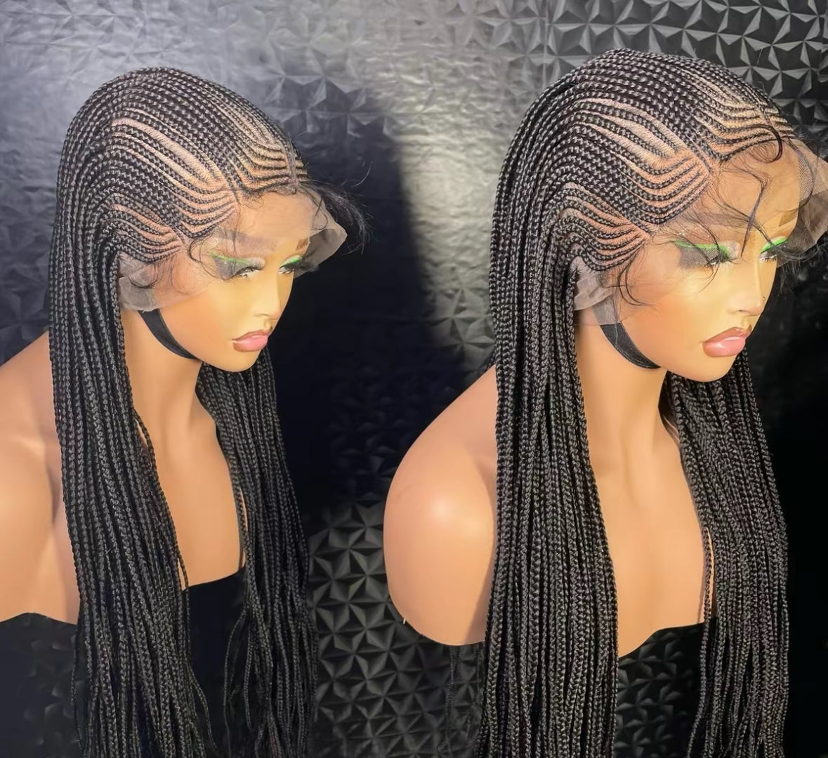 Full lace tribal braids