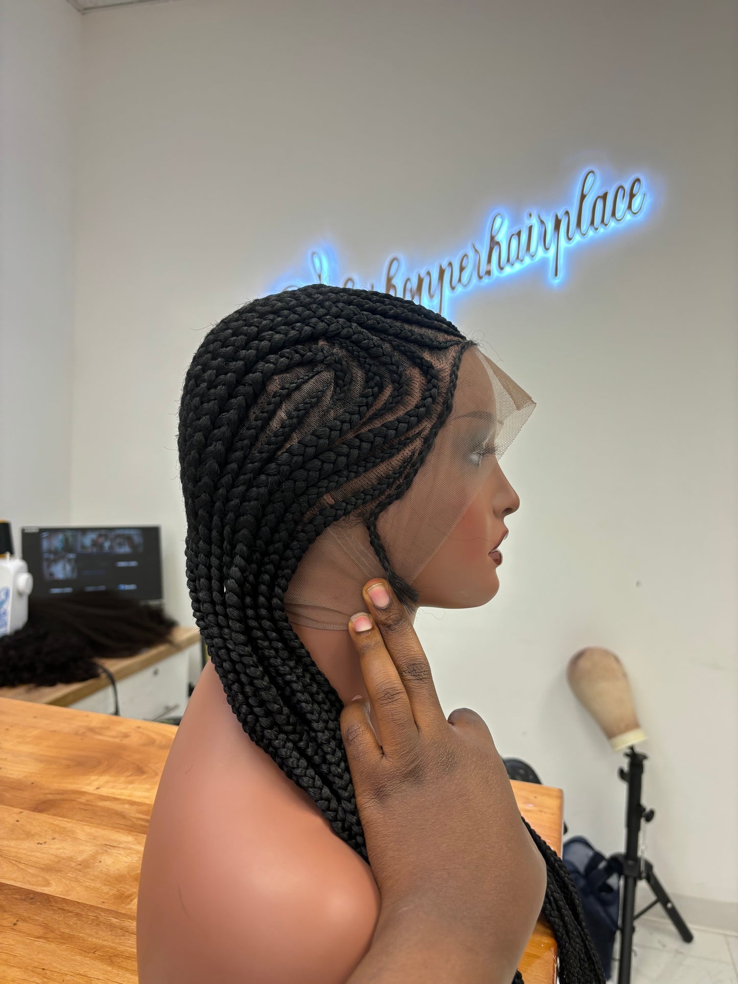 Braids to the back 34