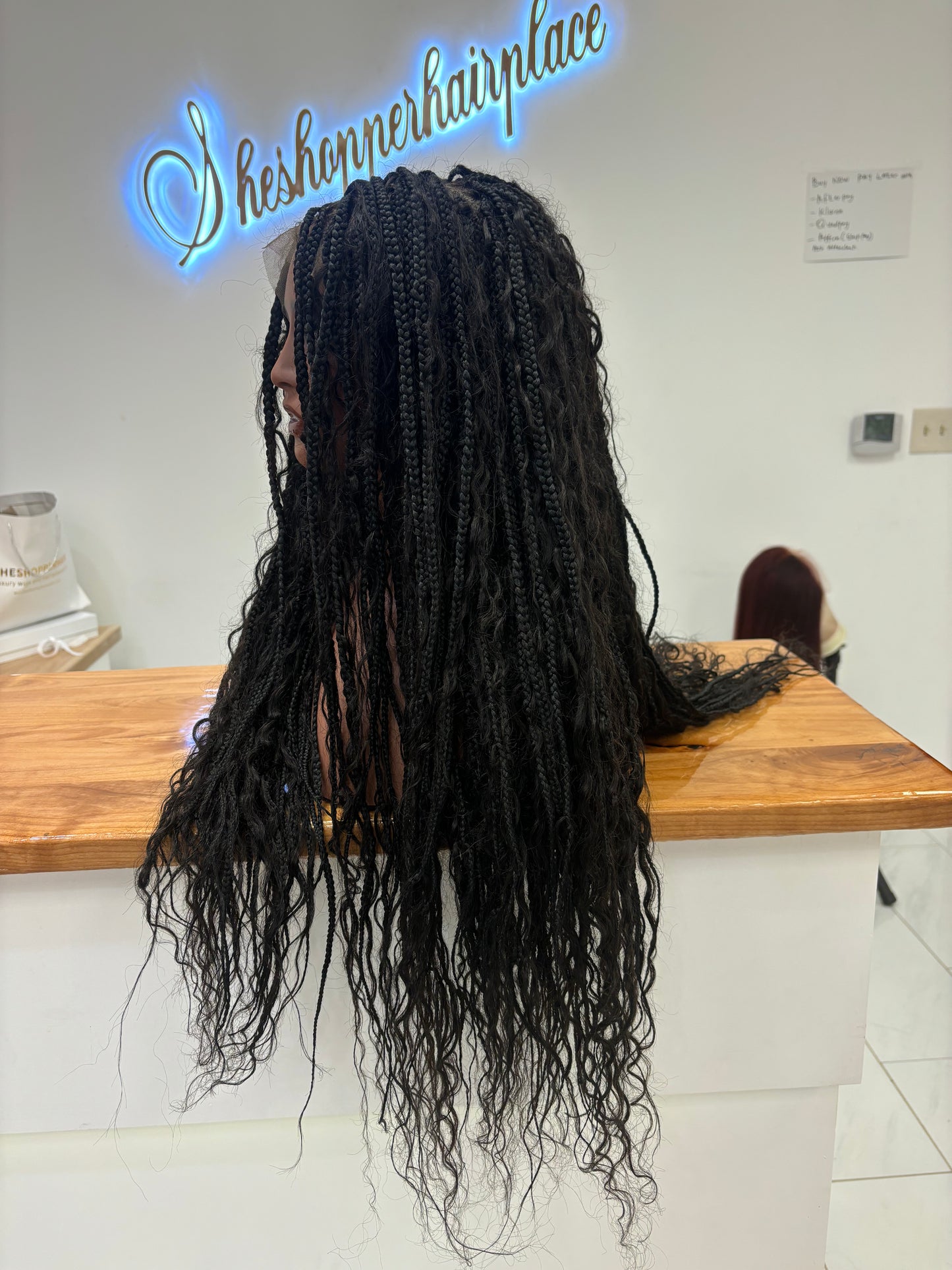 Human hair boho small knotless