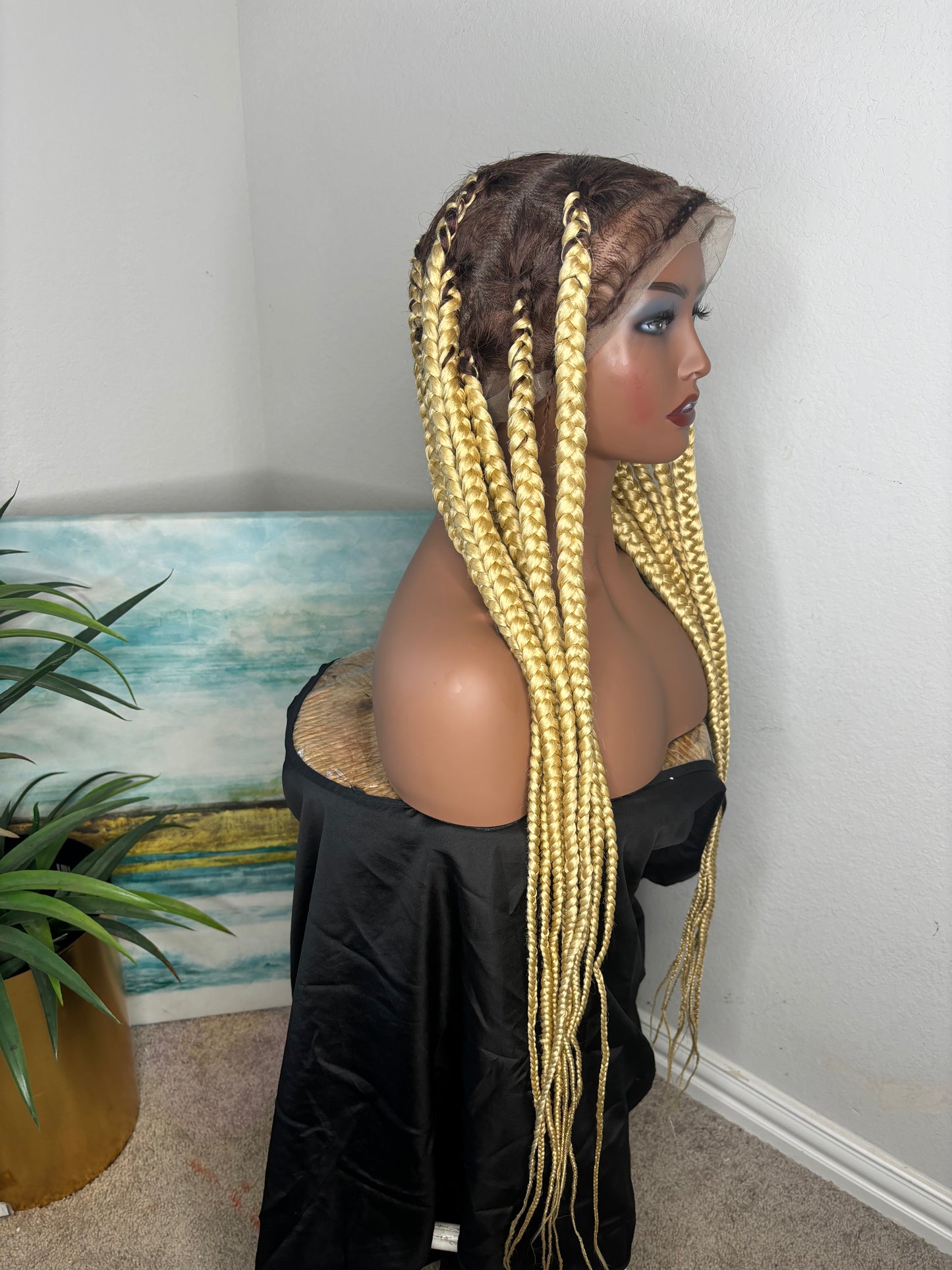 Large knotless 613 on full lace