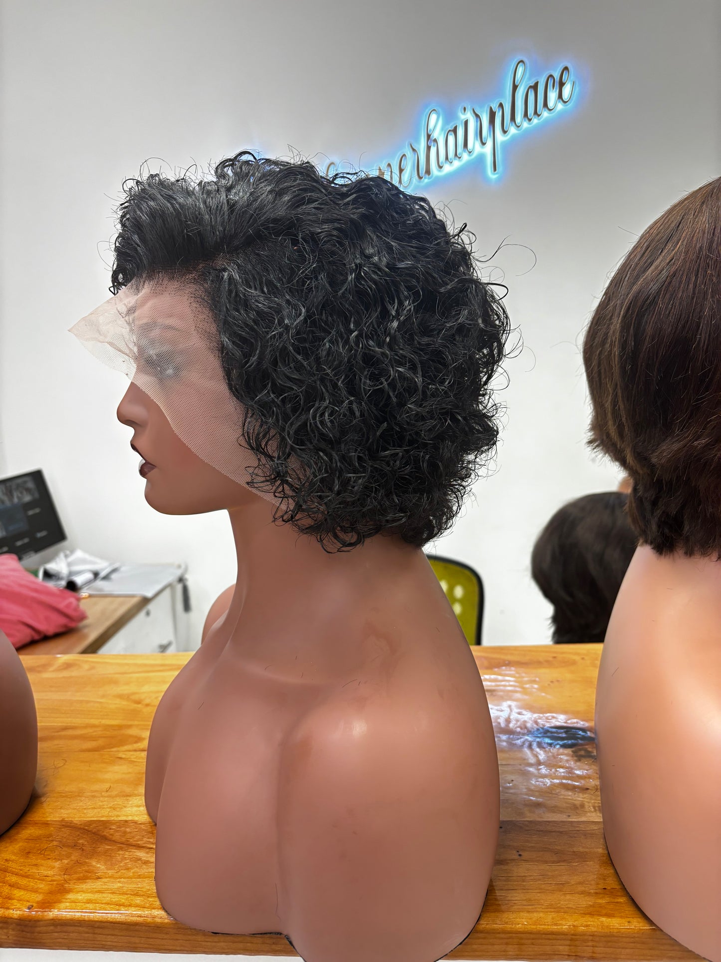 Curly pixie