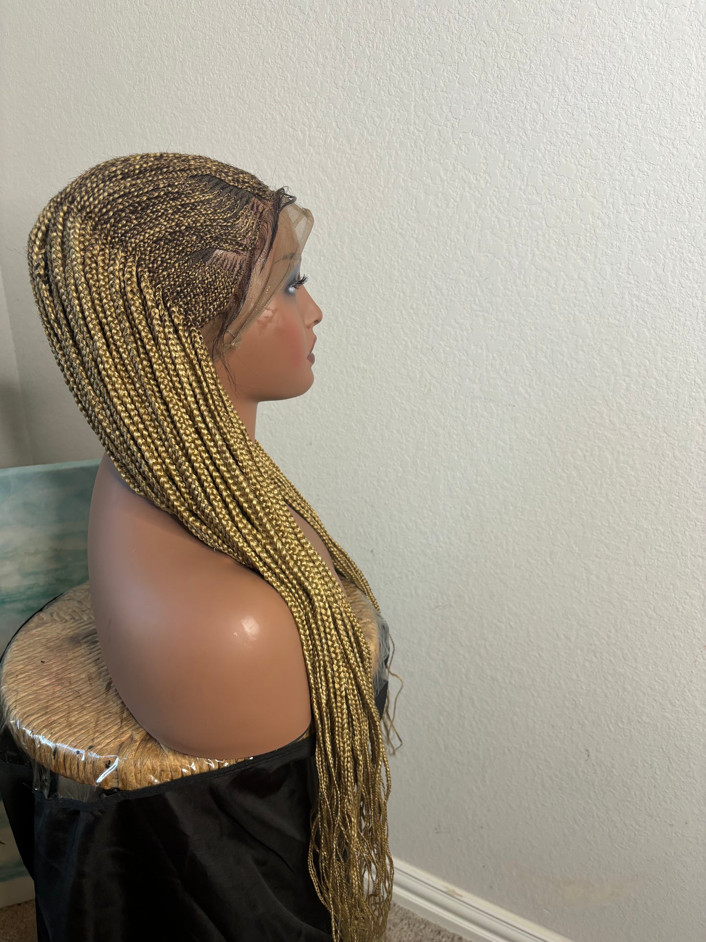 4/27 mixed tribal full lsce wig