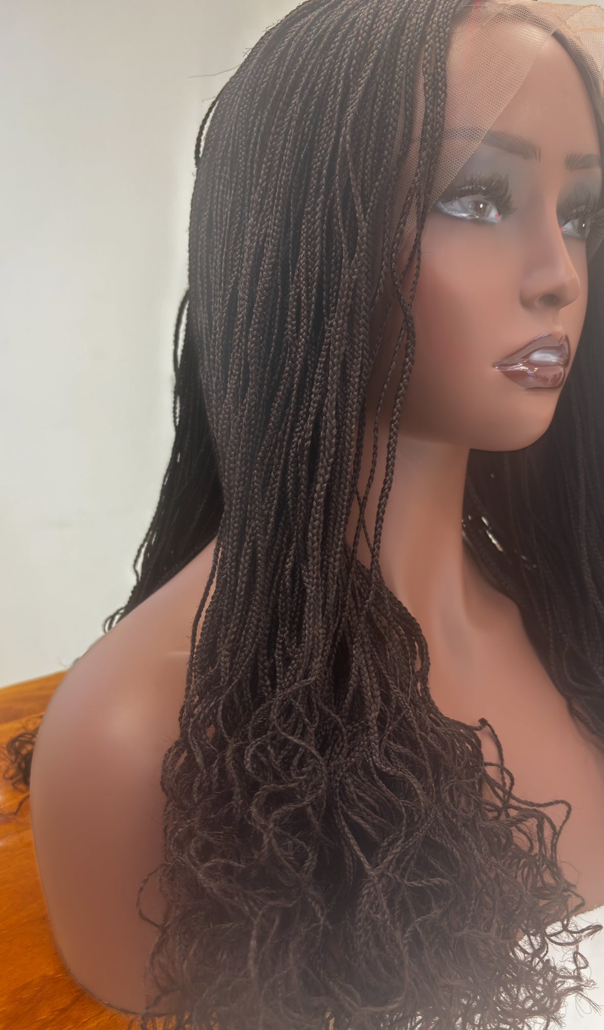 cs-Micro goddess braids (color 4- dark brown