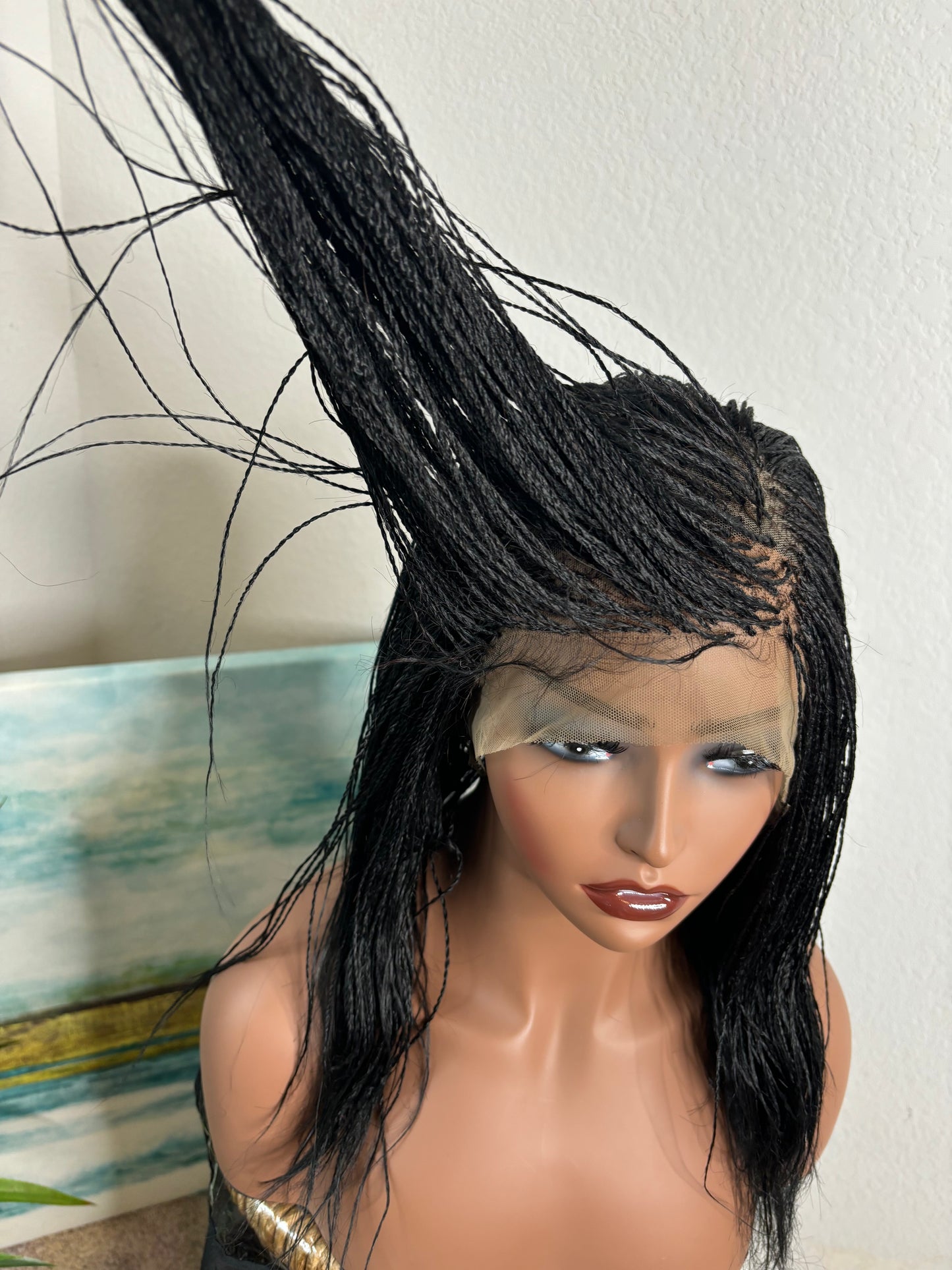 A2 Feathered bob on frontal