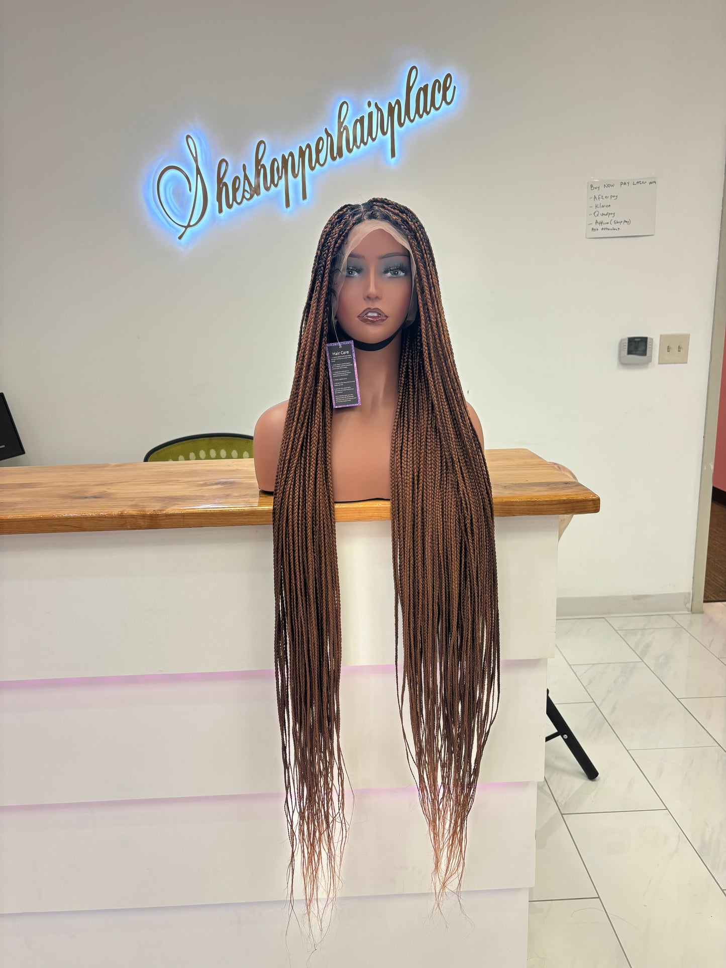 40 inches full lace