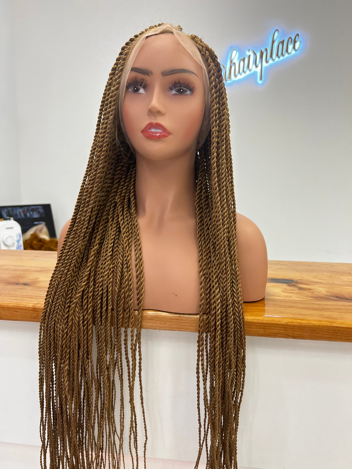 Full lace Senegalese twist unit