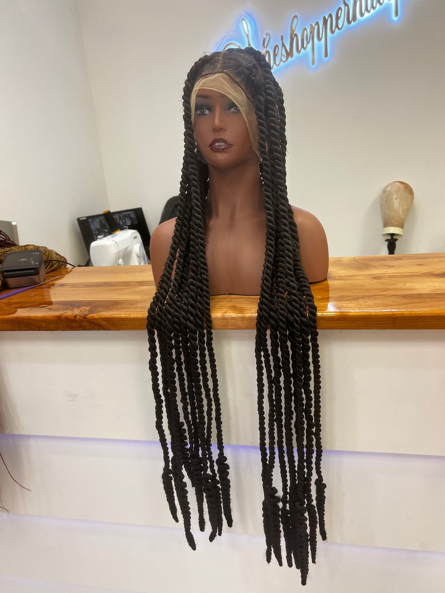 full lace rope twist