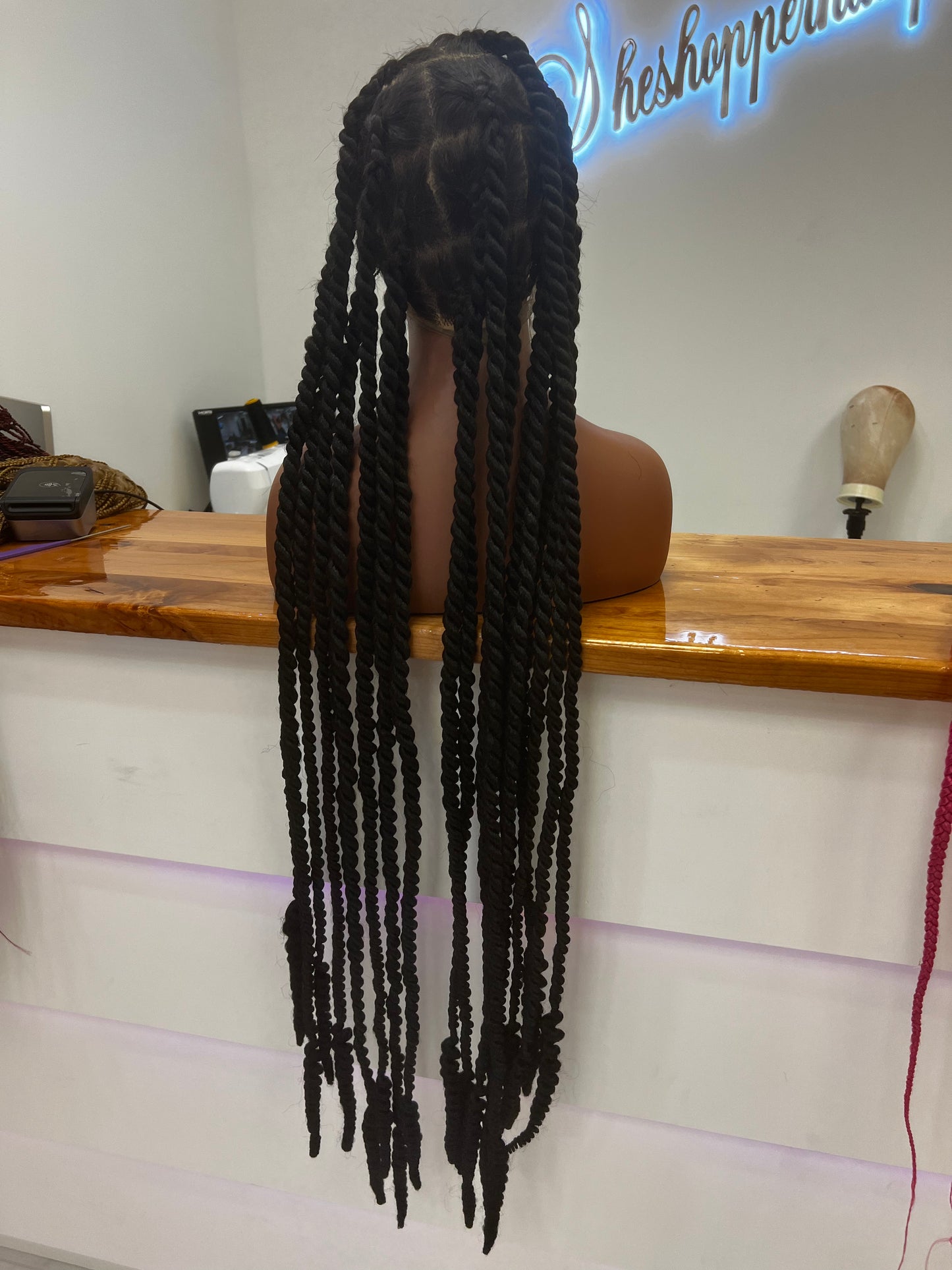 full lace rope twist