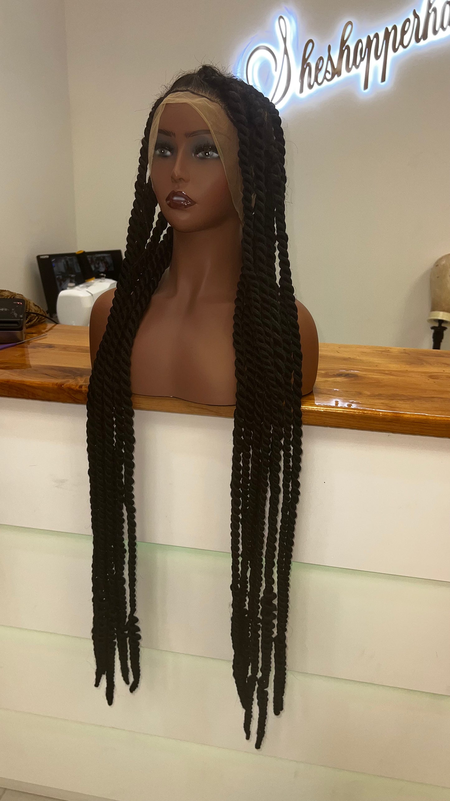 full lace rope twist