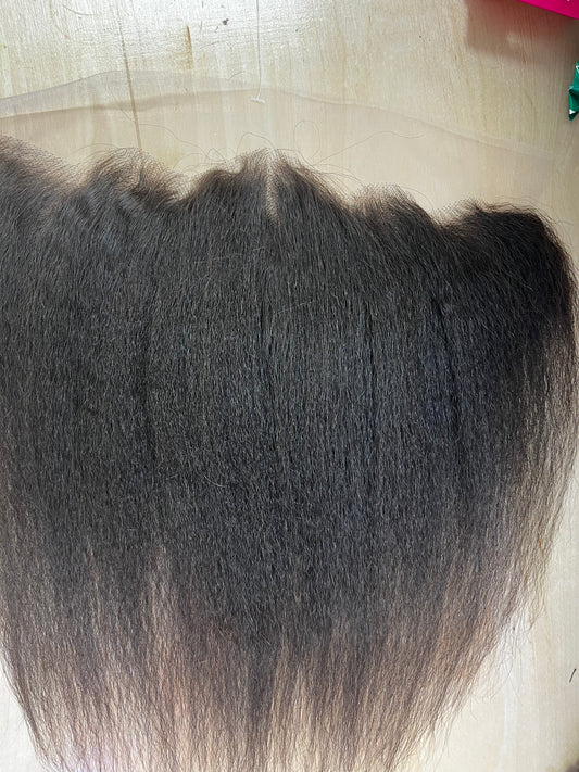 kinky blow out 13 by 4 frontal