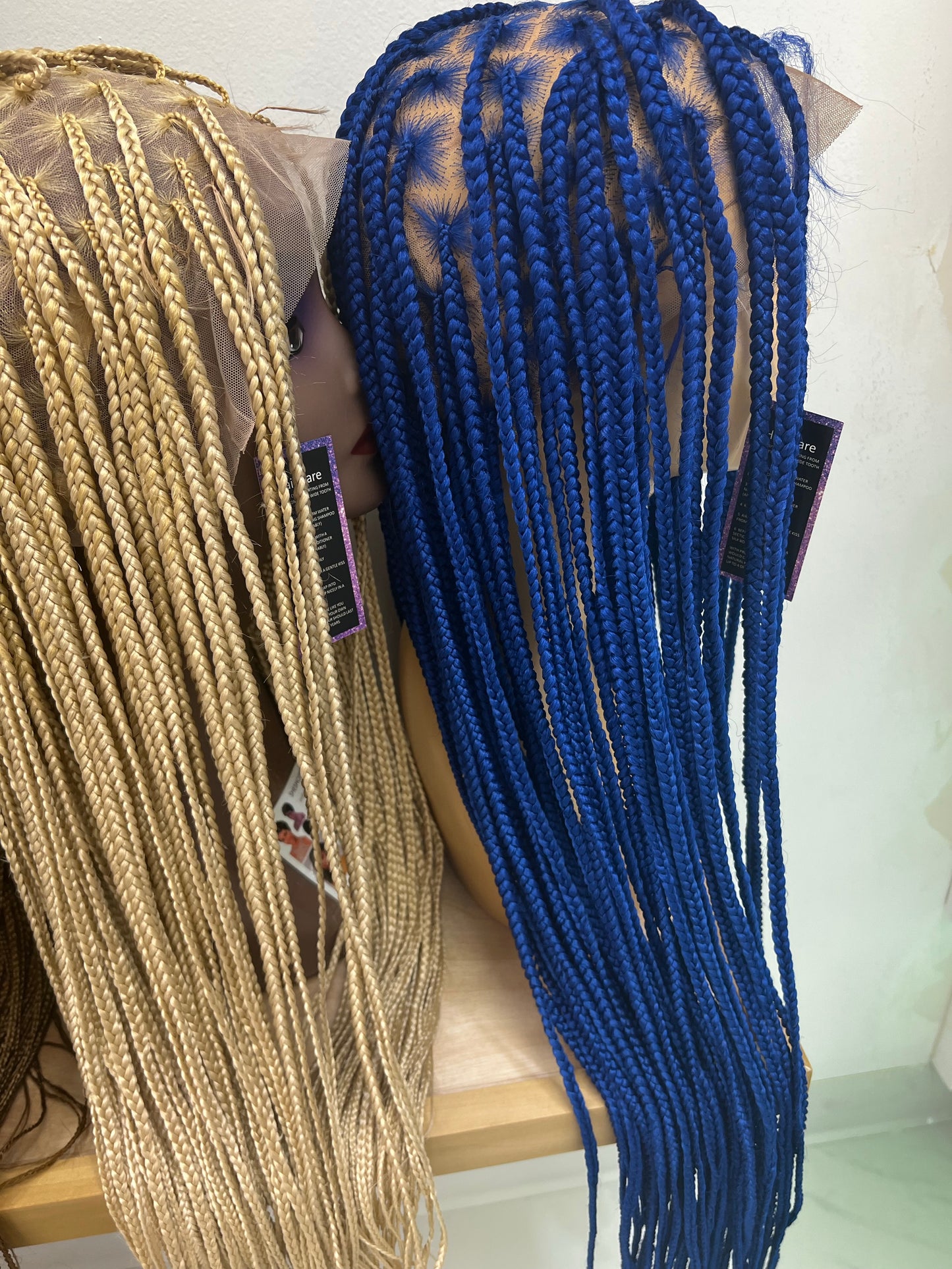 Full lace small knotless braids