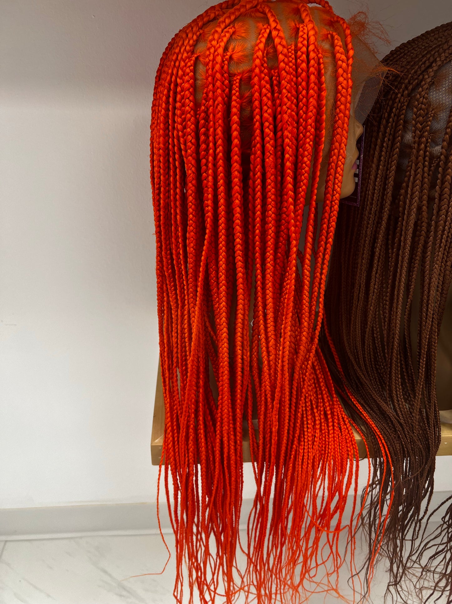 Full lace small knotless braids