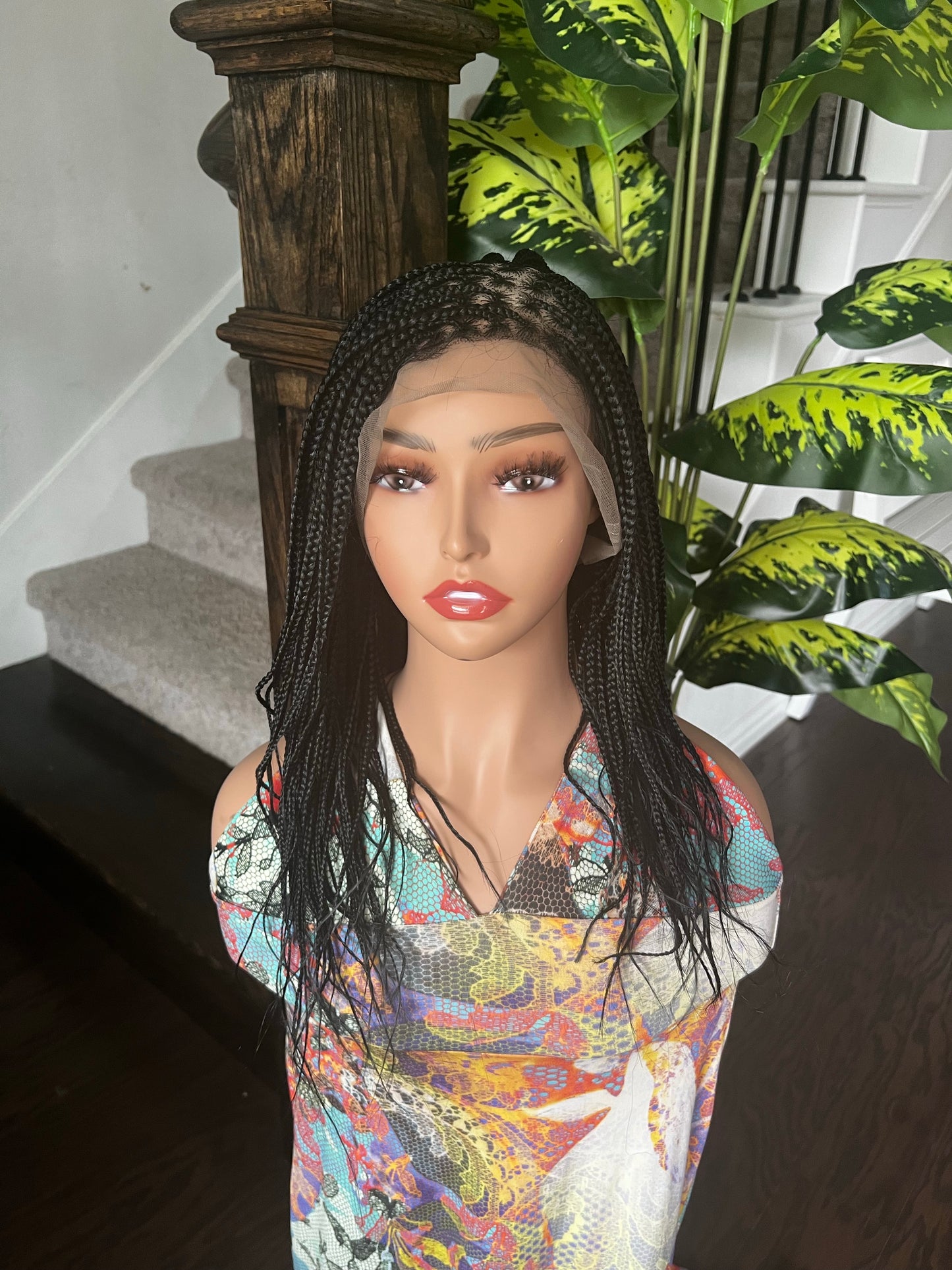 full 360 lace knotless bob