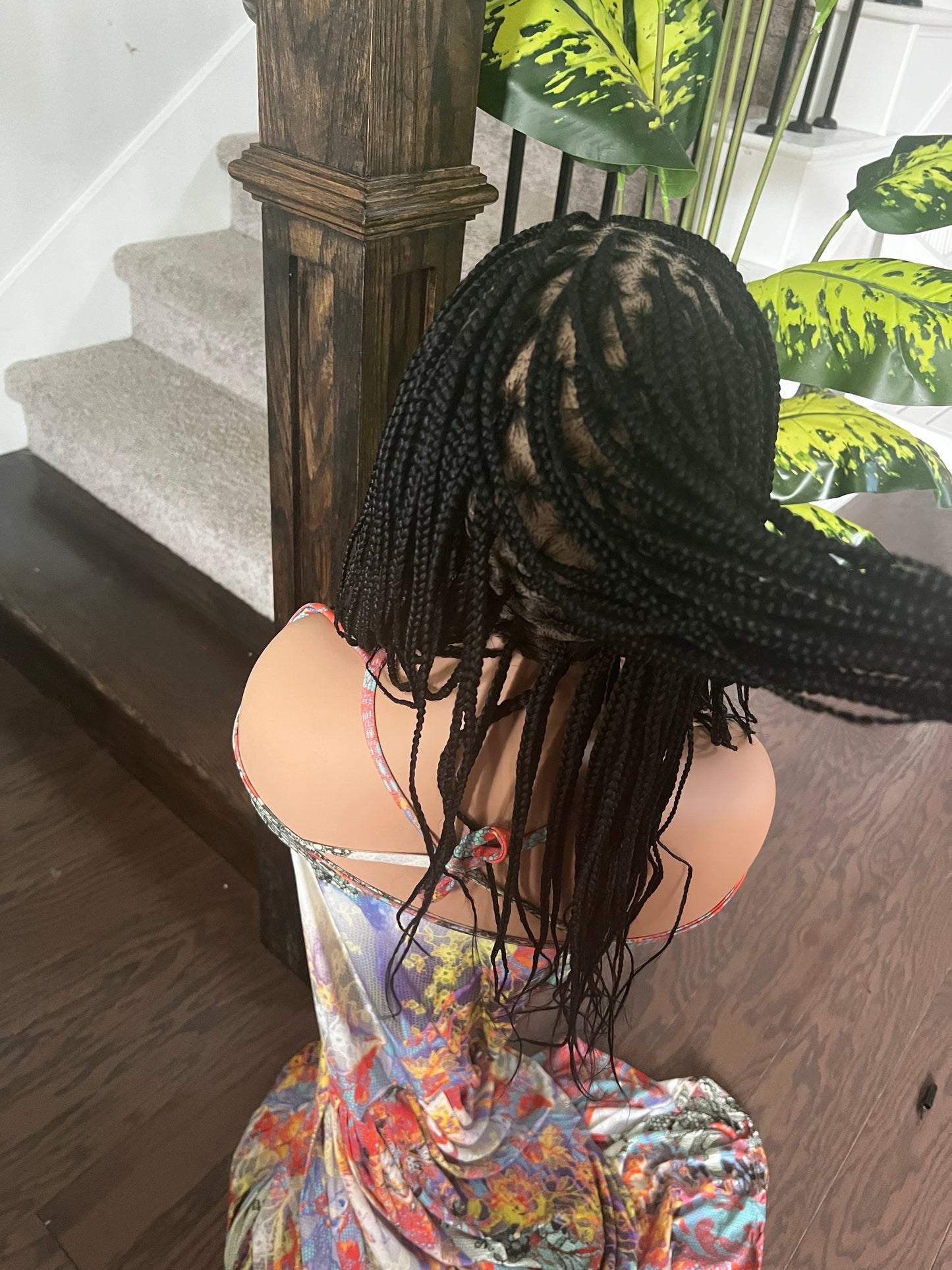 full 360 lace knotless bob