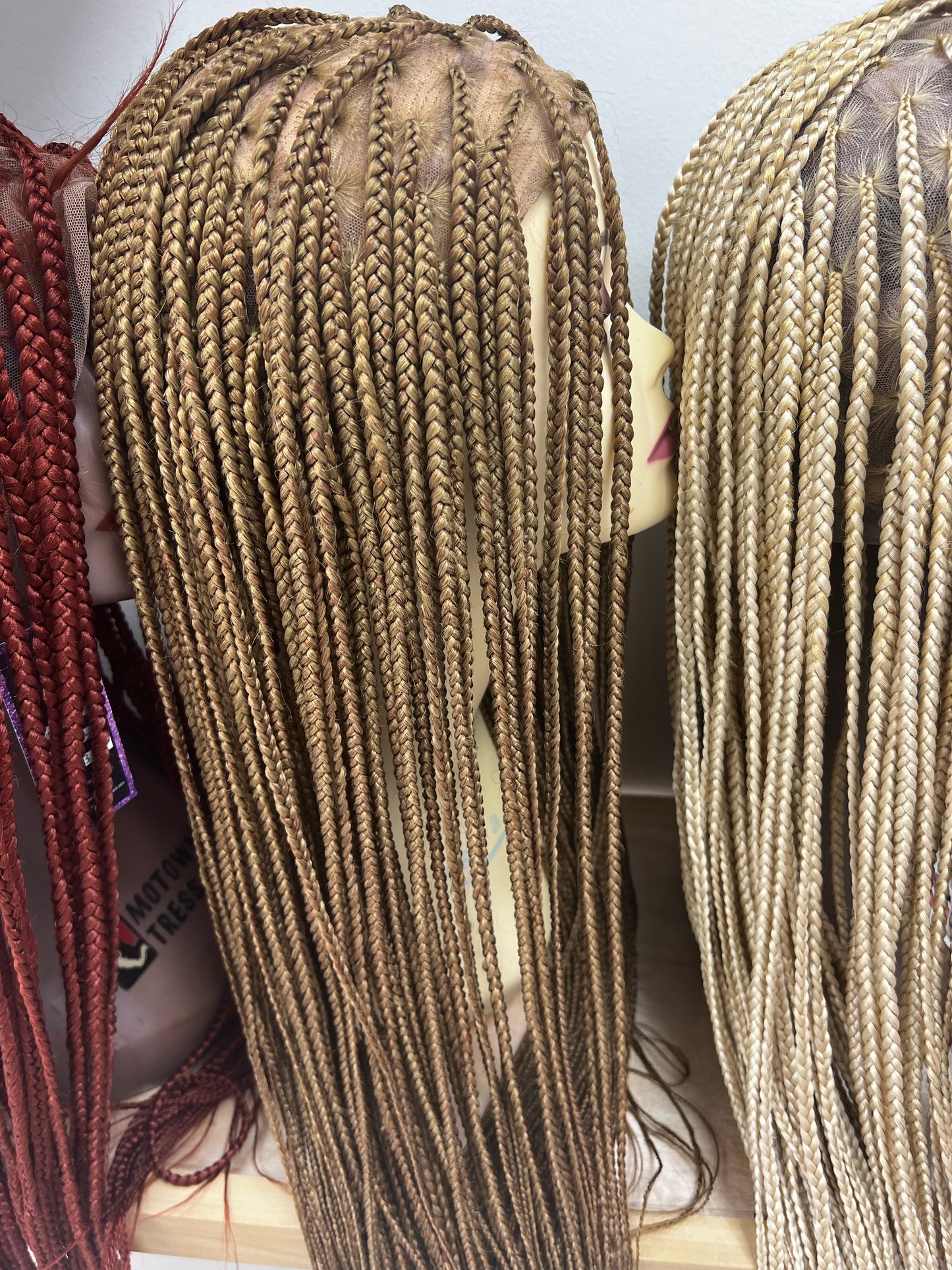 Full lace small knotless braids