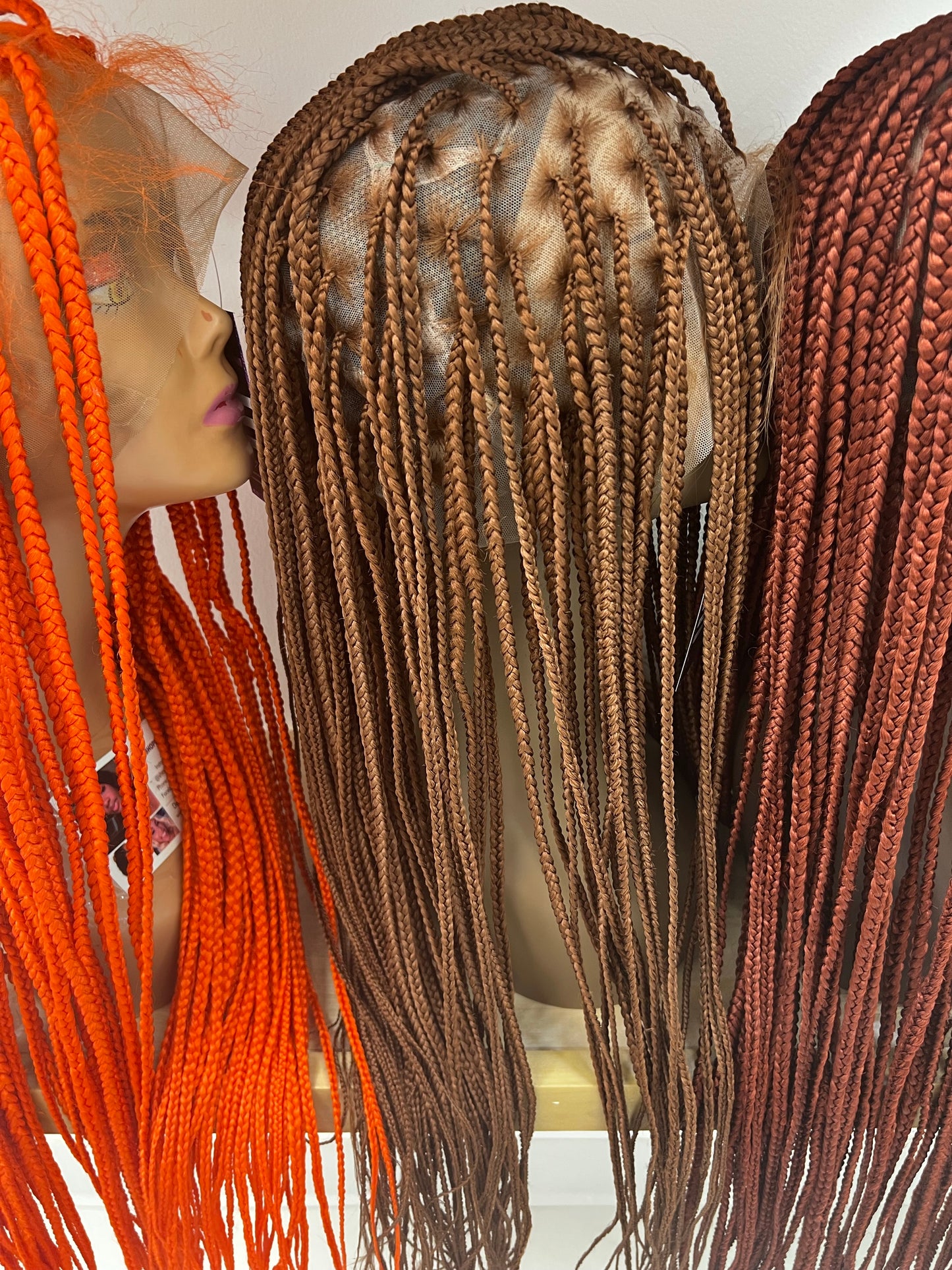 Full lace small knotless braids