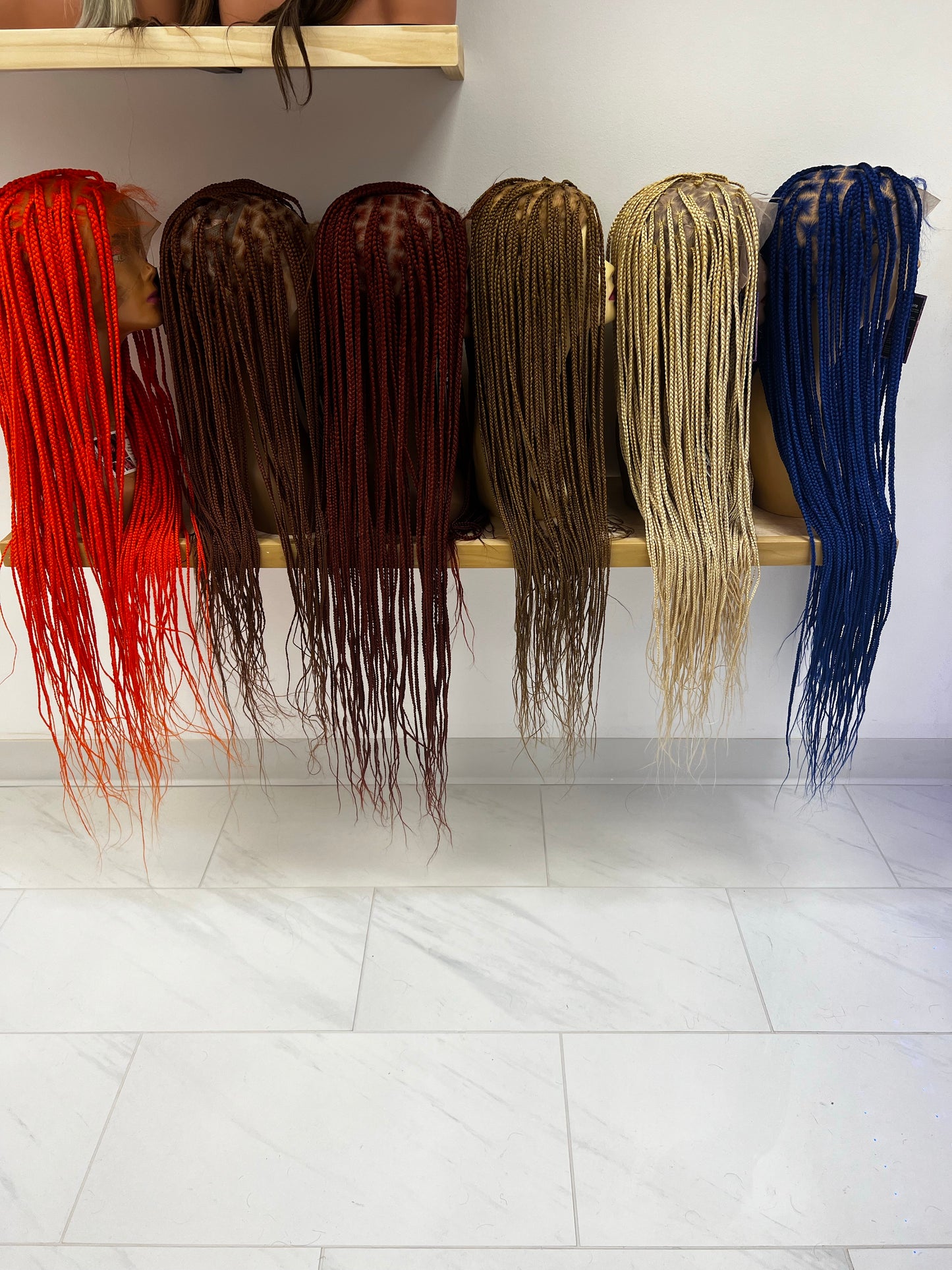 Full lace small knotless braids