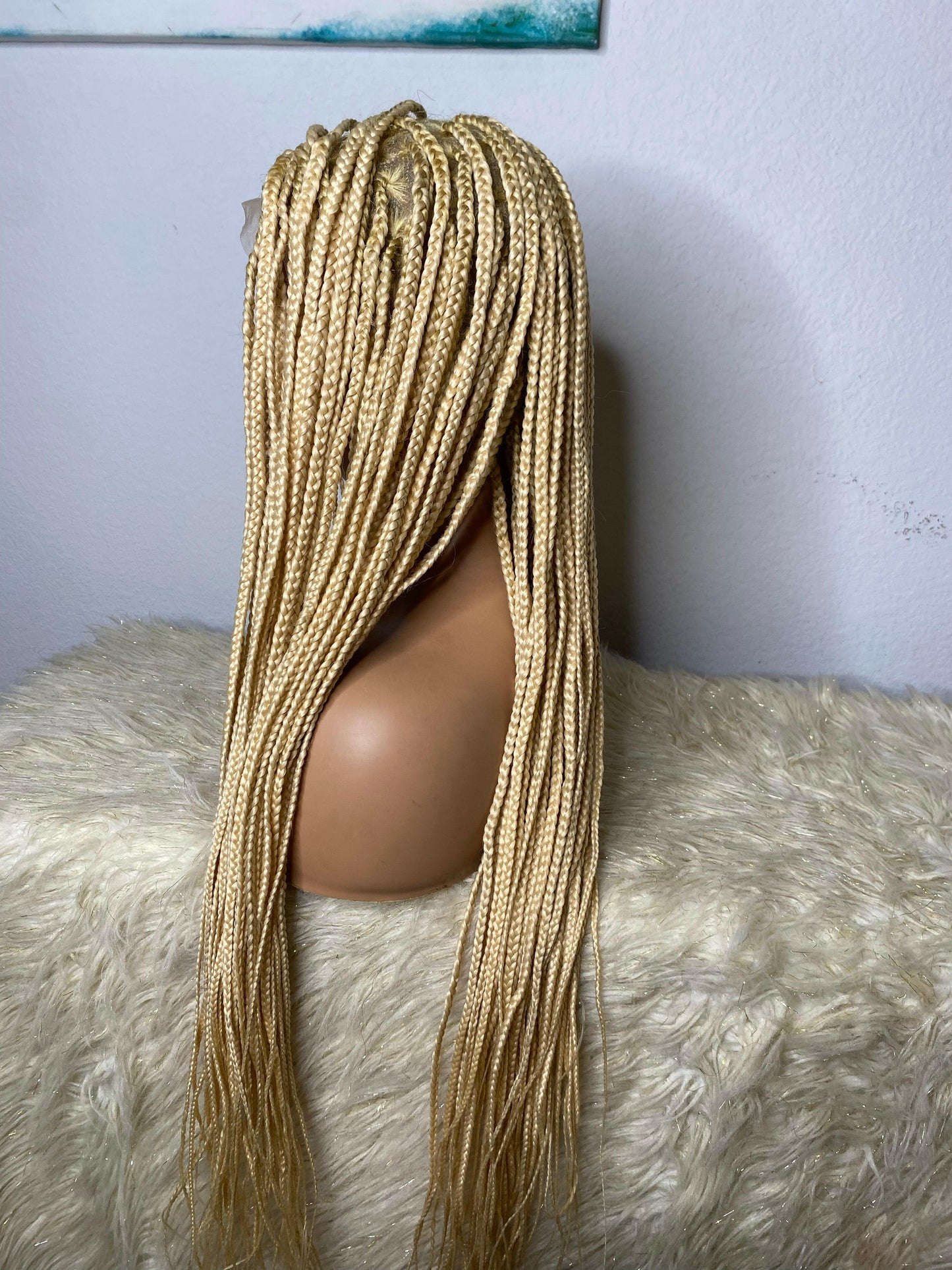 Full lace blonde medium knotless - sheshopperhairplace LLC