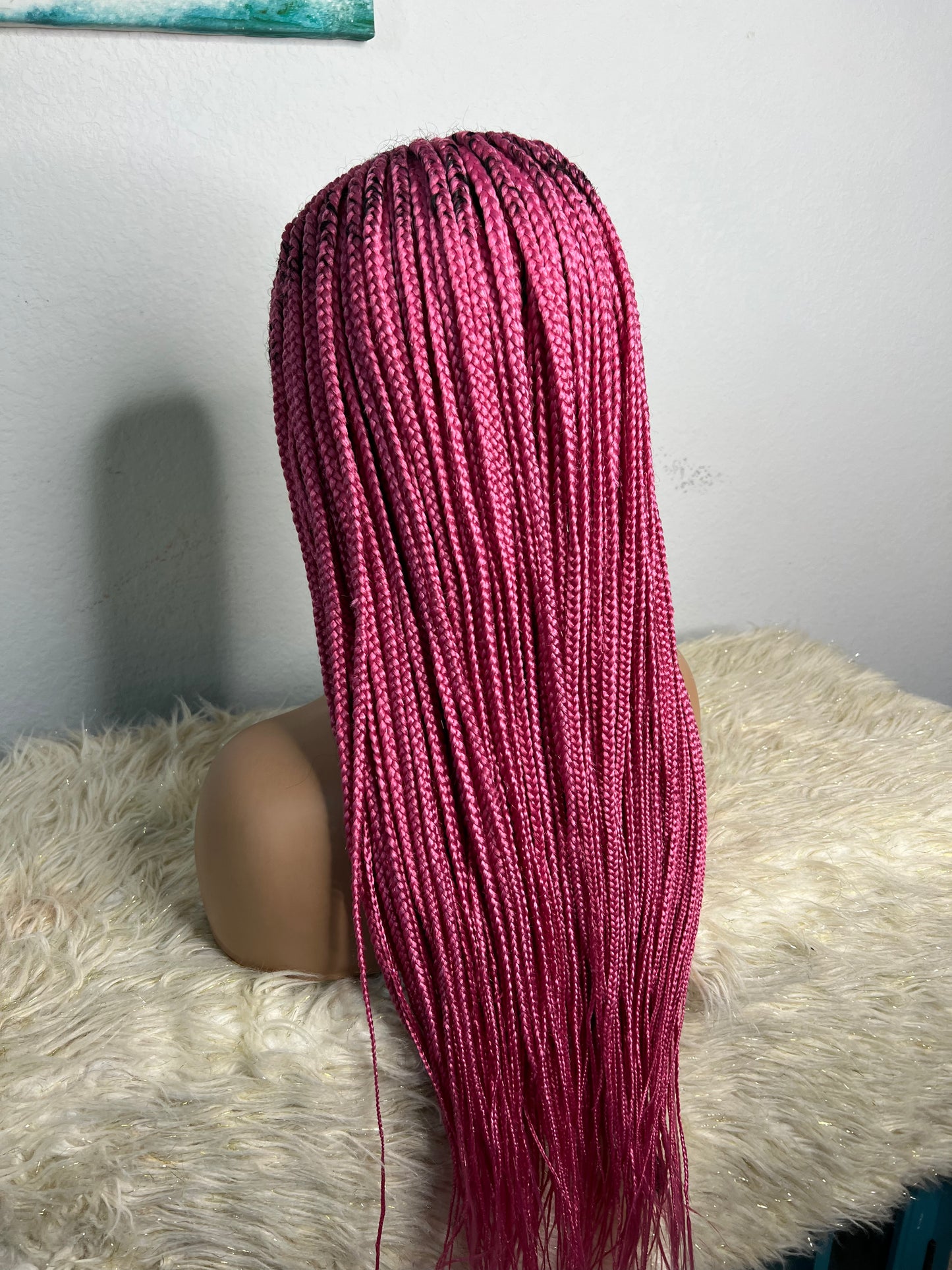 Pink tribal braids - sheshopperhairplace LLC