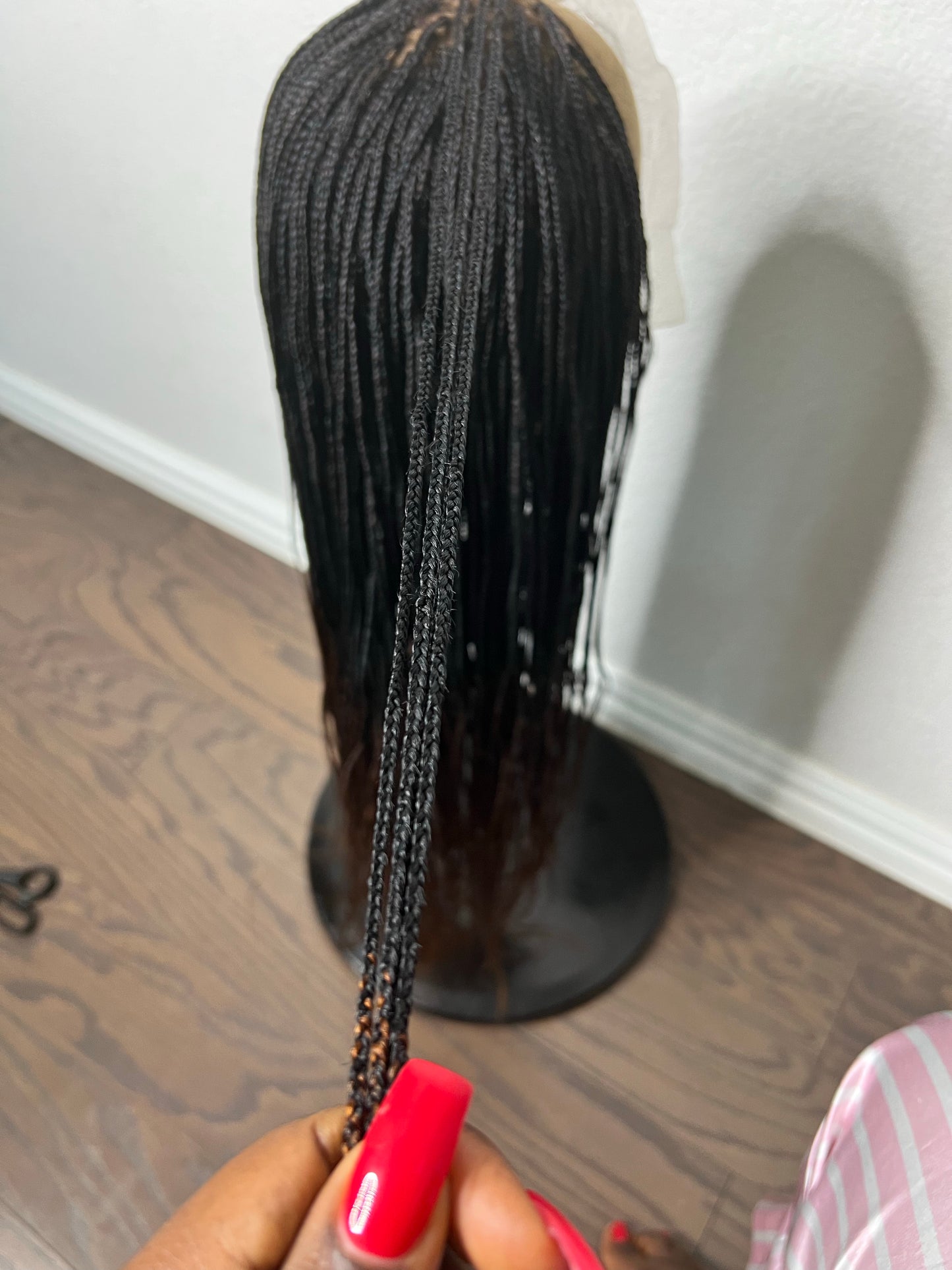 Micro braids lace frontal - sheshopperhairplace LLC
