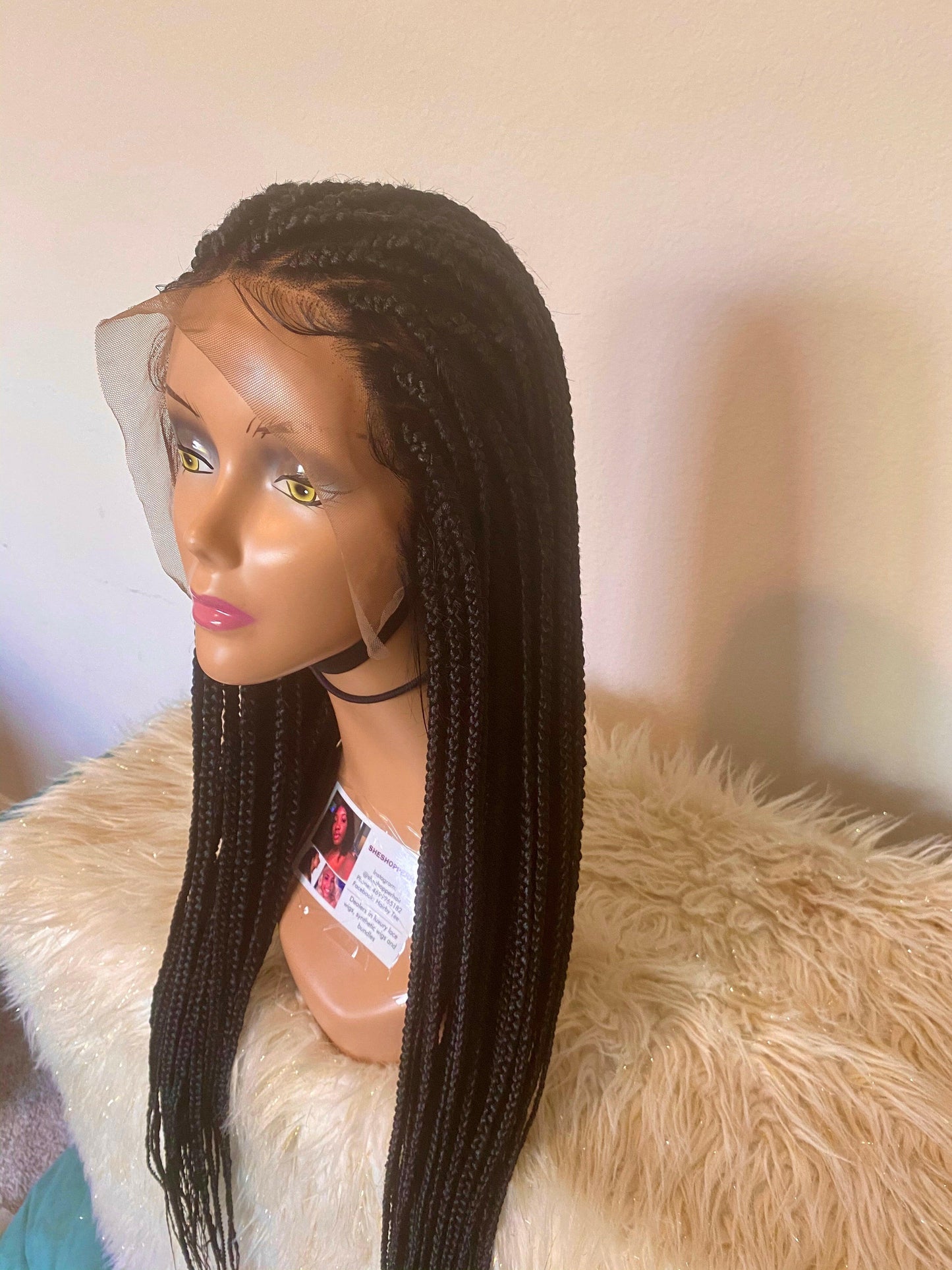 Box braids lace front unit | Hair Wigs