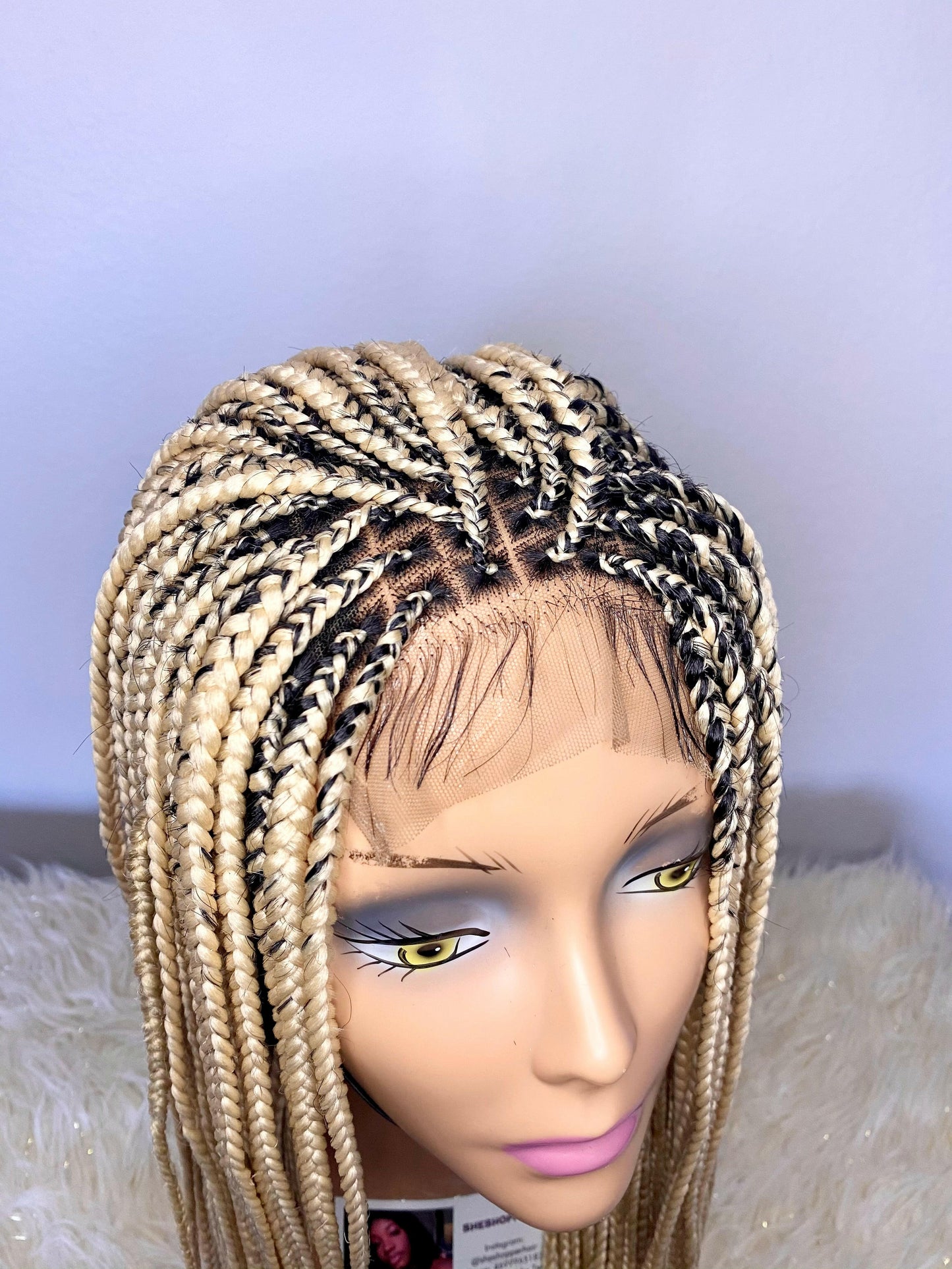 Braided- 1b 613 knotless braids | Hair Wigs