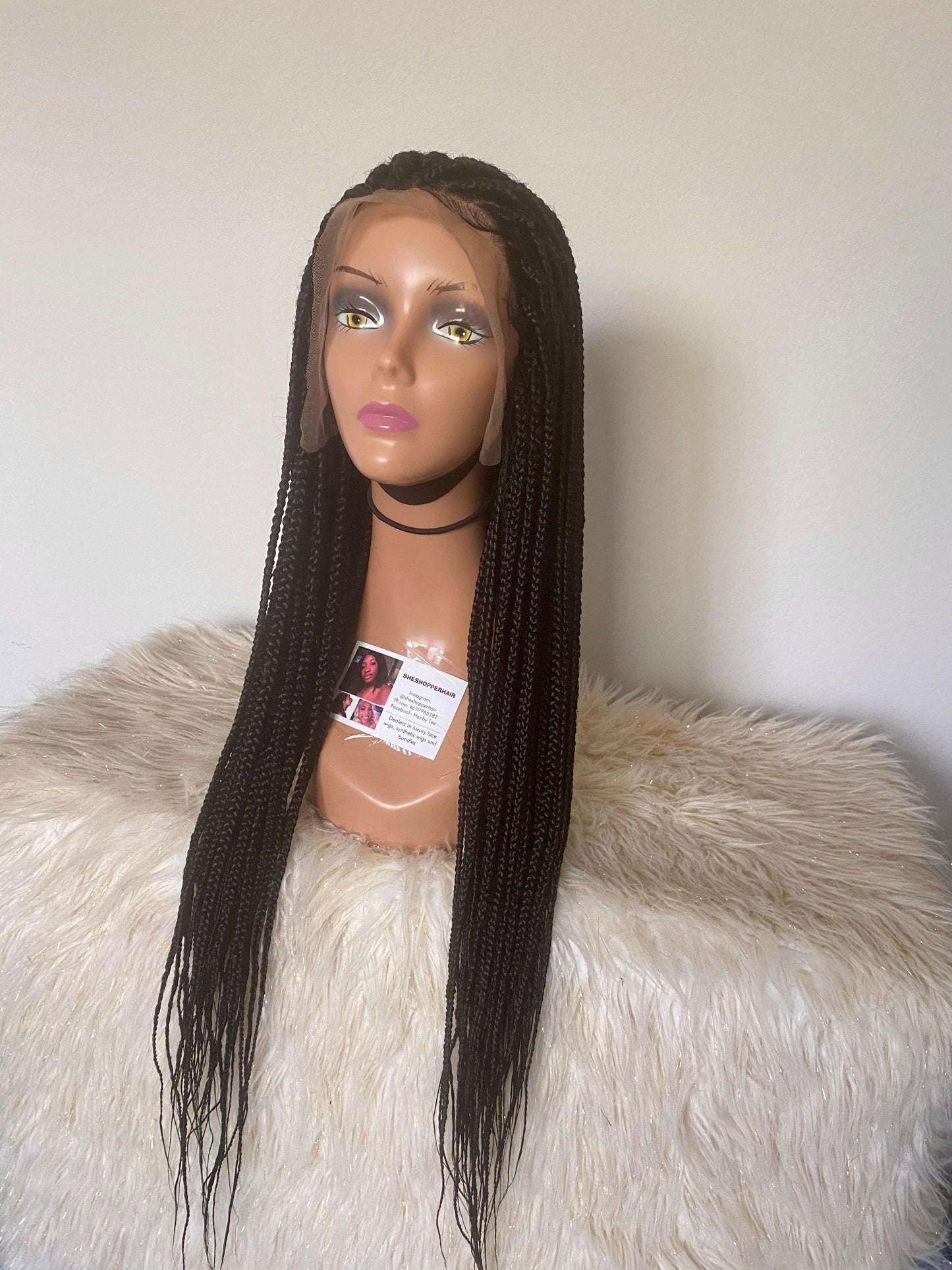 Box braids lace front unit | Hair Wigs