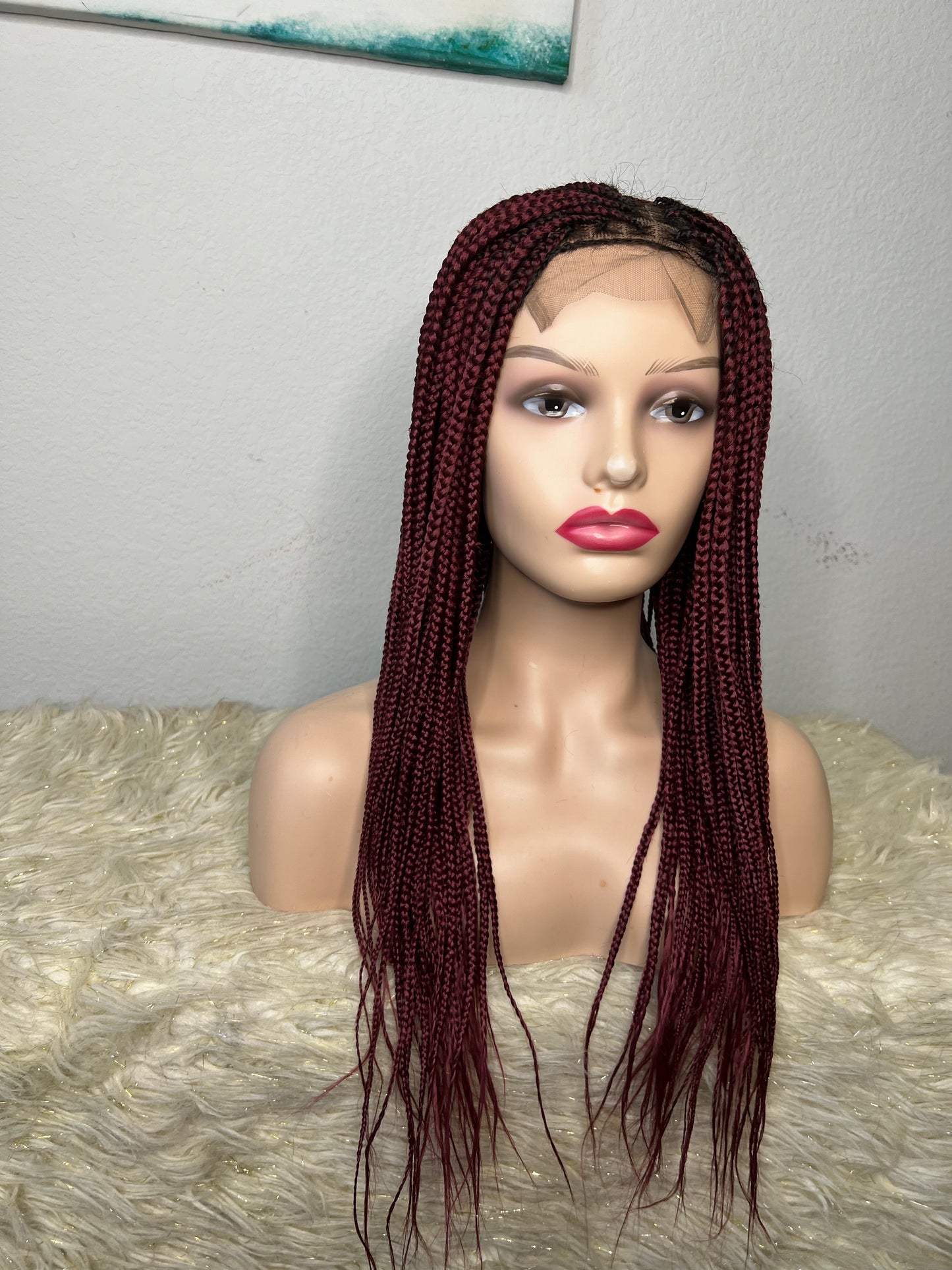 Knotless burgundy - sheshopperhairplace LLC