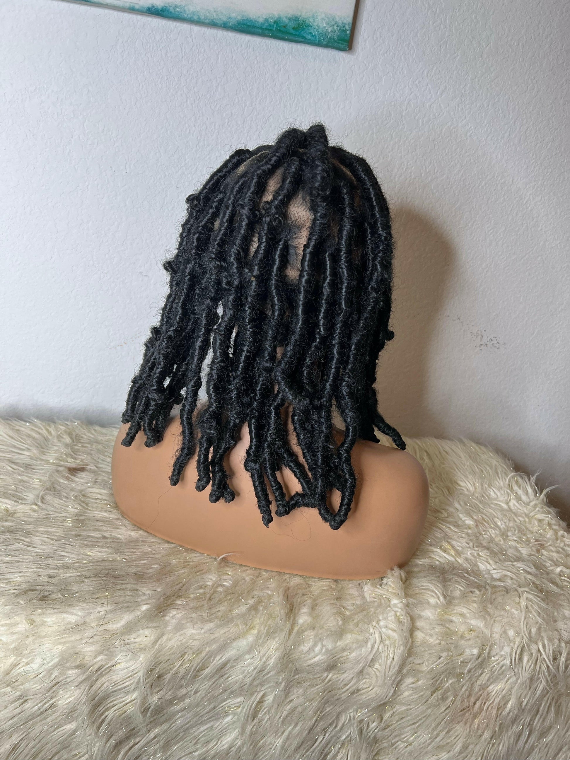 Full lace bob butterfly locs - sheshopperhairplace LLC