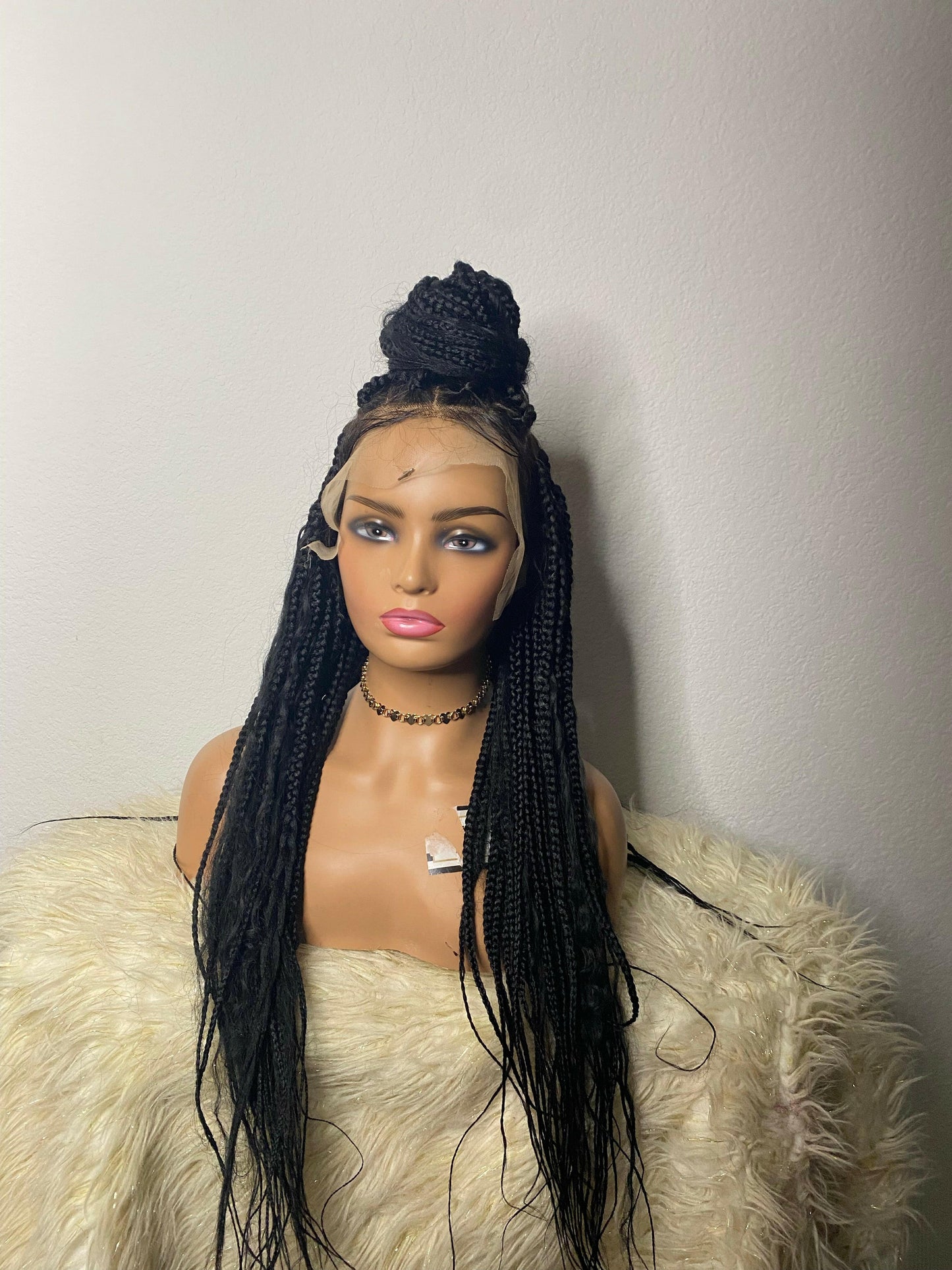 Bohemian box braids triangle part | Hair Wigs