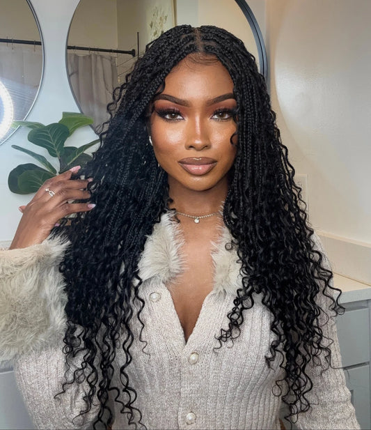 Glueless hair boho