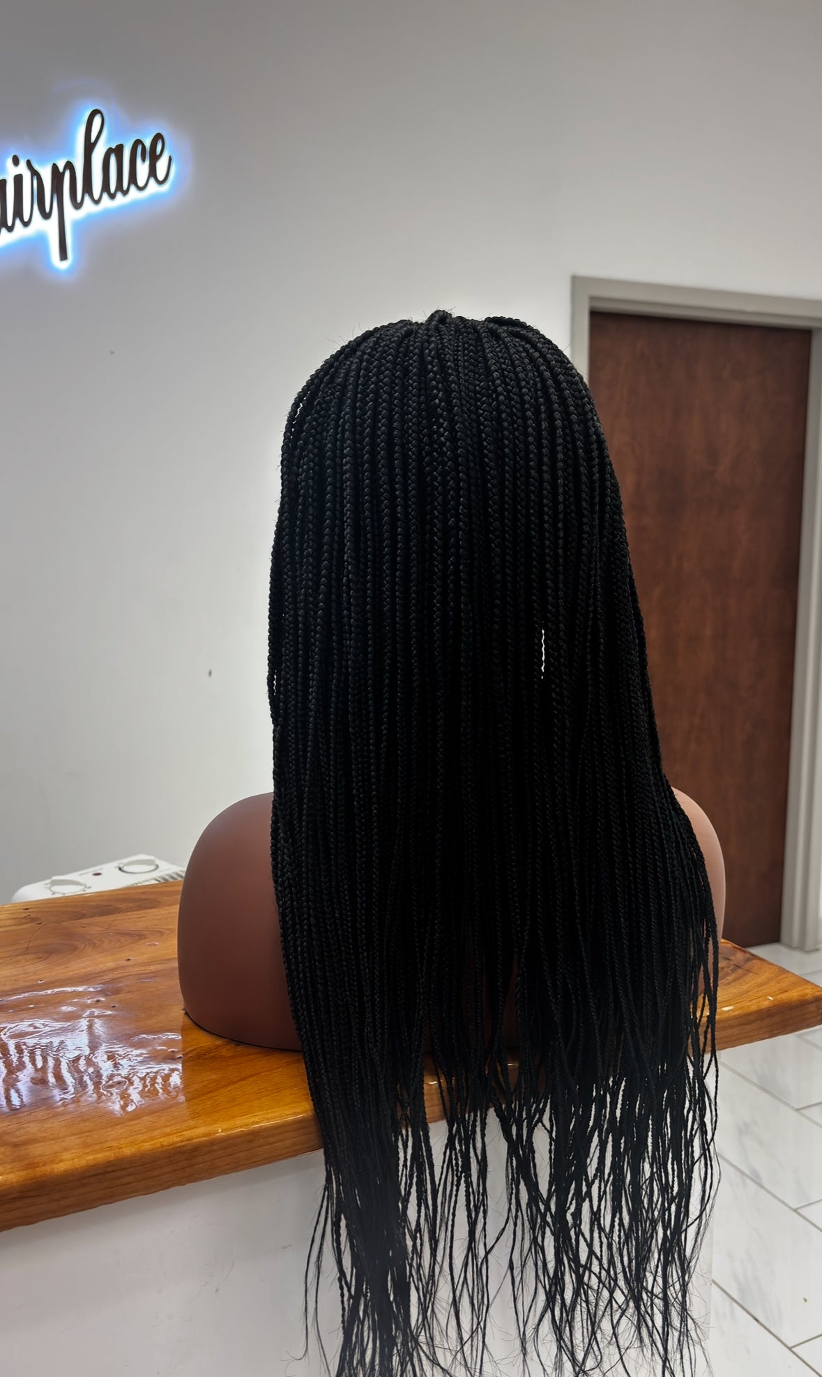 Box braids on lace front