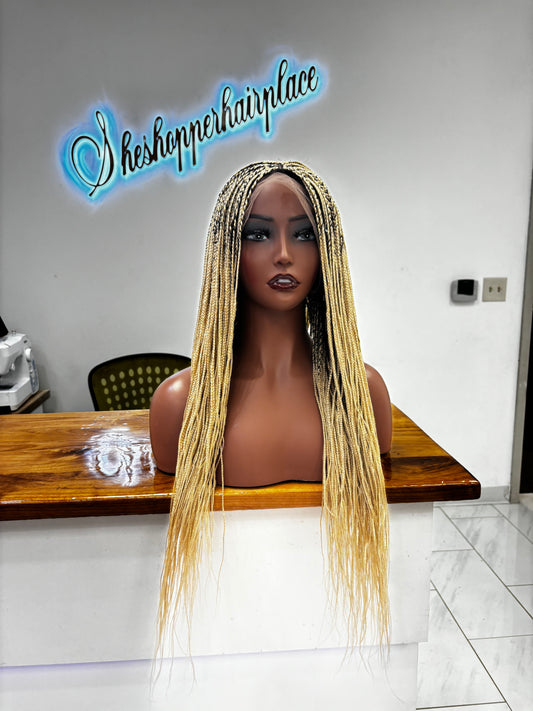 Clear full lace blonde