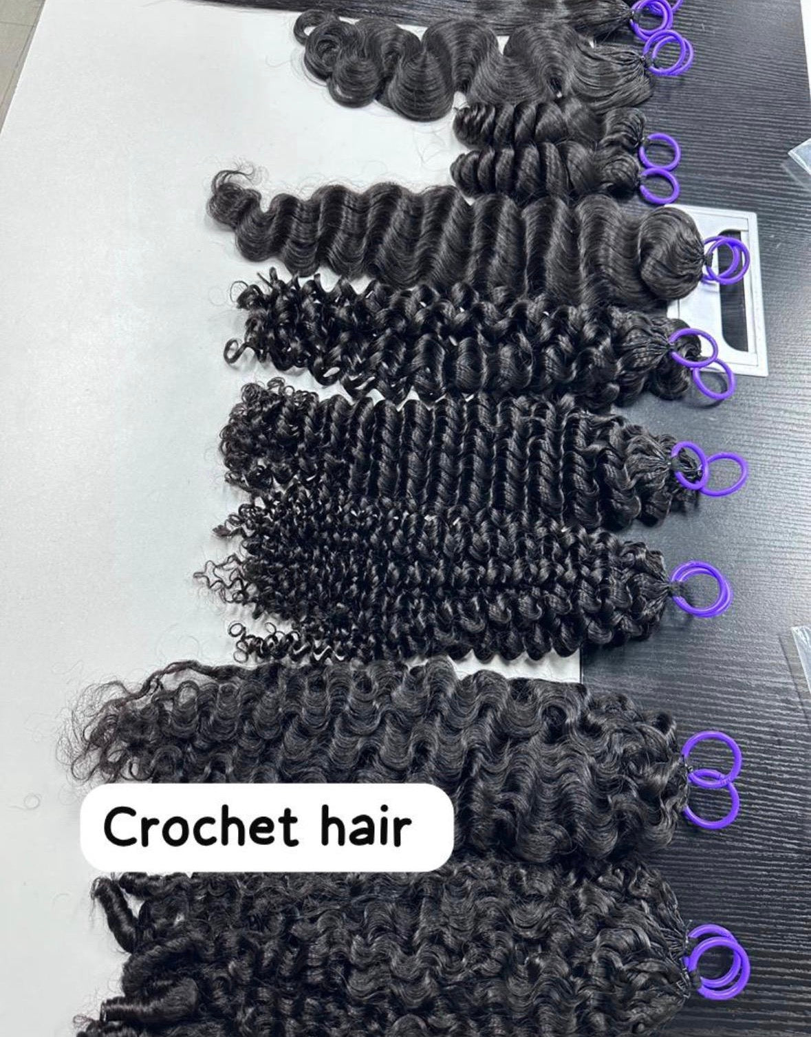 Human-hair pre looped crochet hair