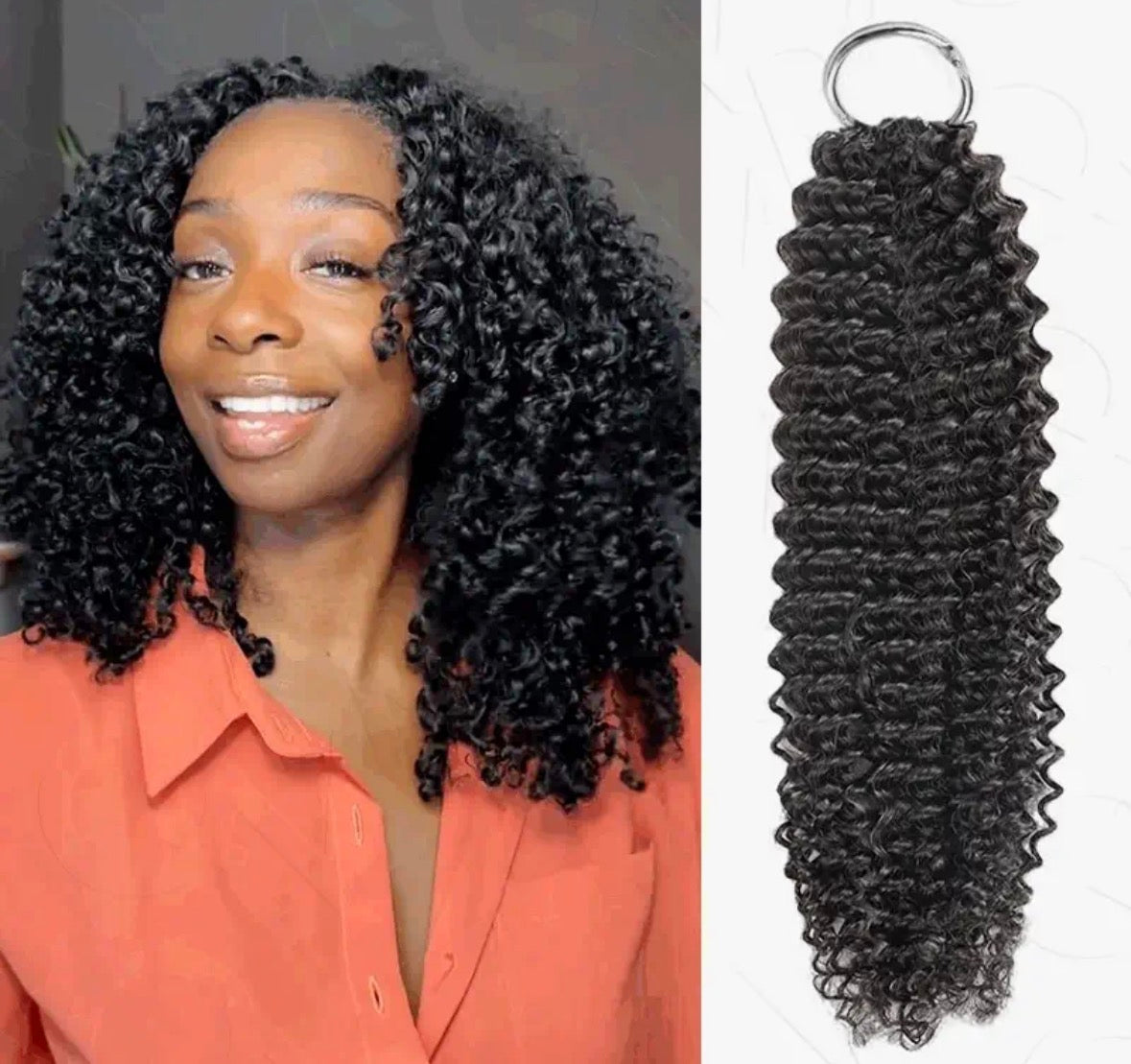 Human-hair pre looped crochet hair