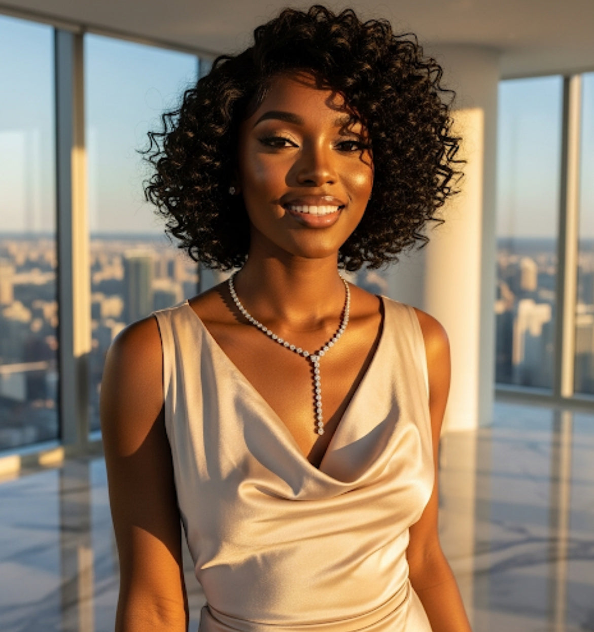 Hd lace deep wavy wig