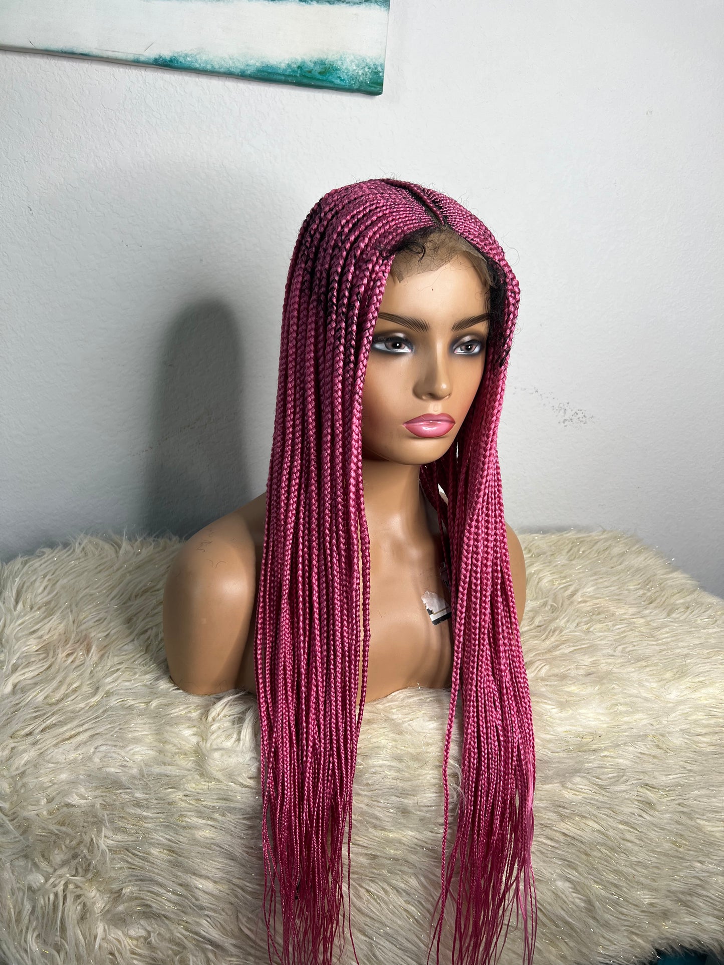 Pink tribal braids - sheshopperhairplace LLC