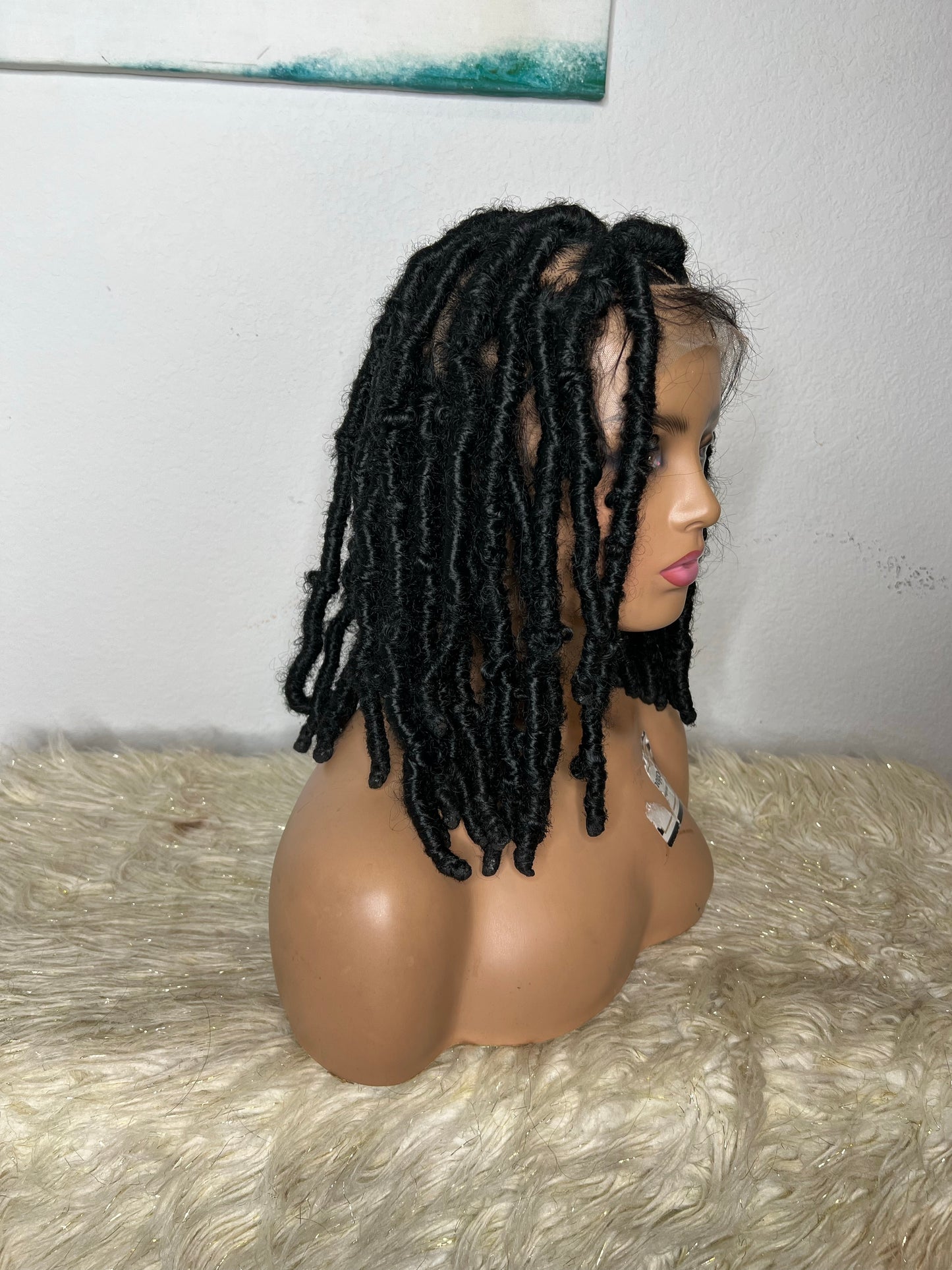 Full lace bob butterfly locs - sheshopperhairplace LLC