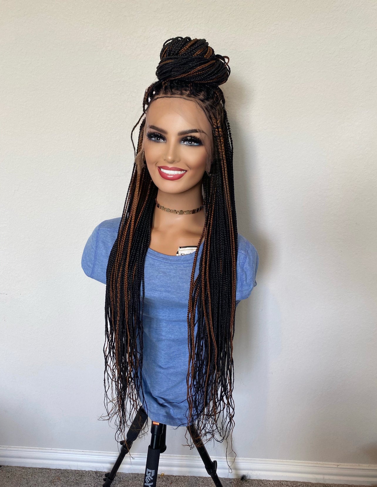 Full lace knotless braids wig - sheshopperhairplace LLC