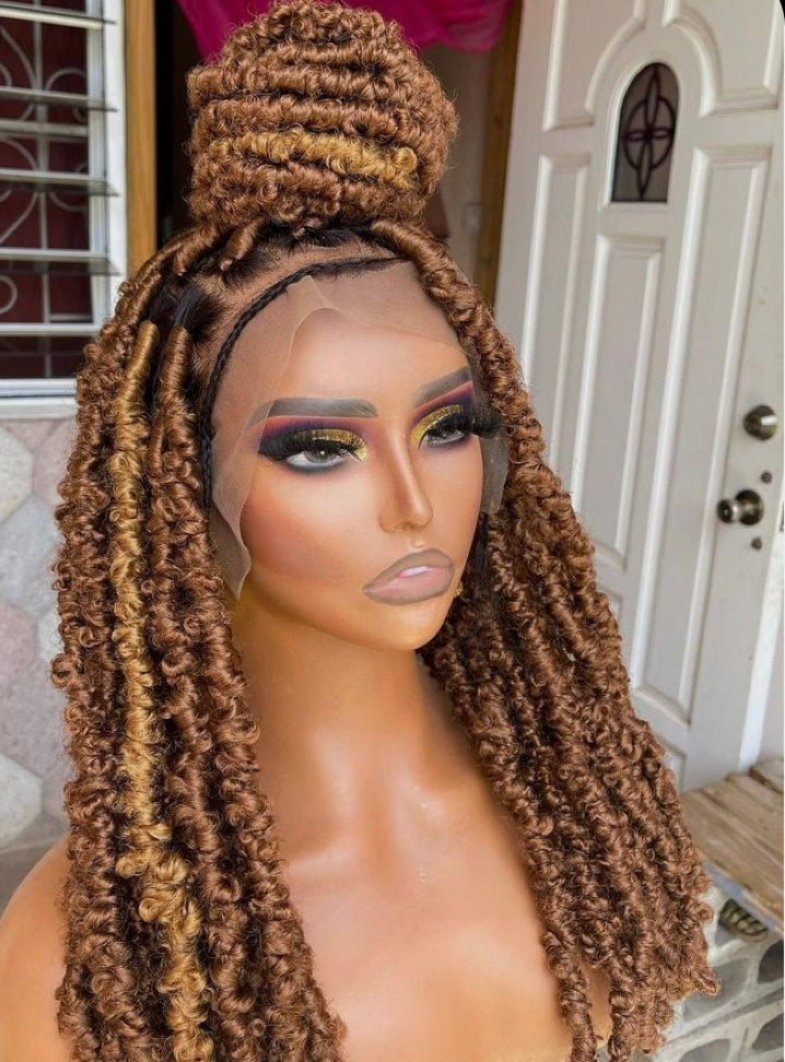 Full lace butterfly locs 20 inches color 30 - sheshopperhairplace LLC